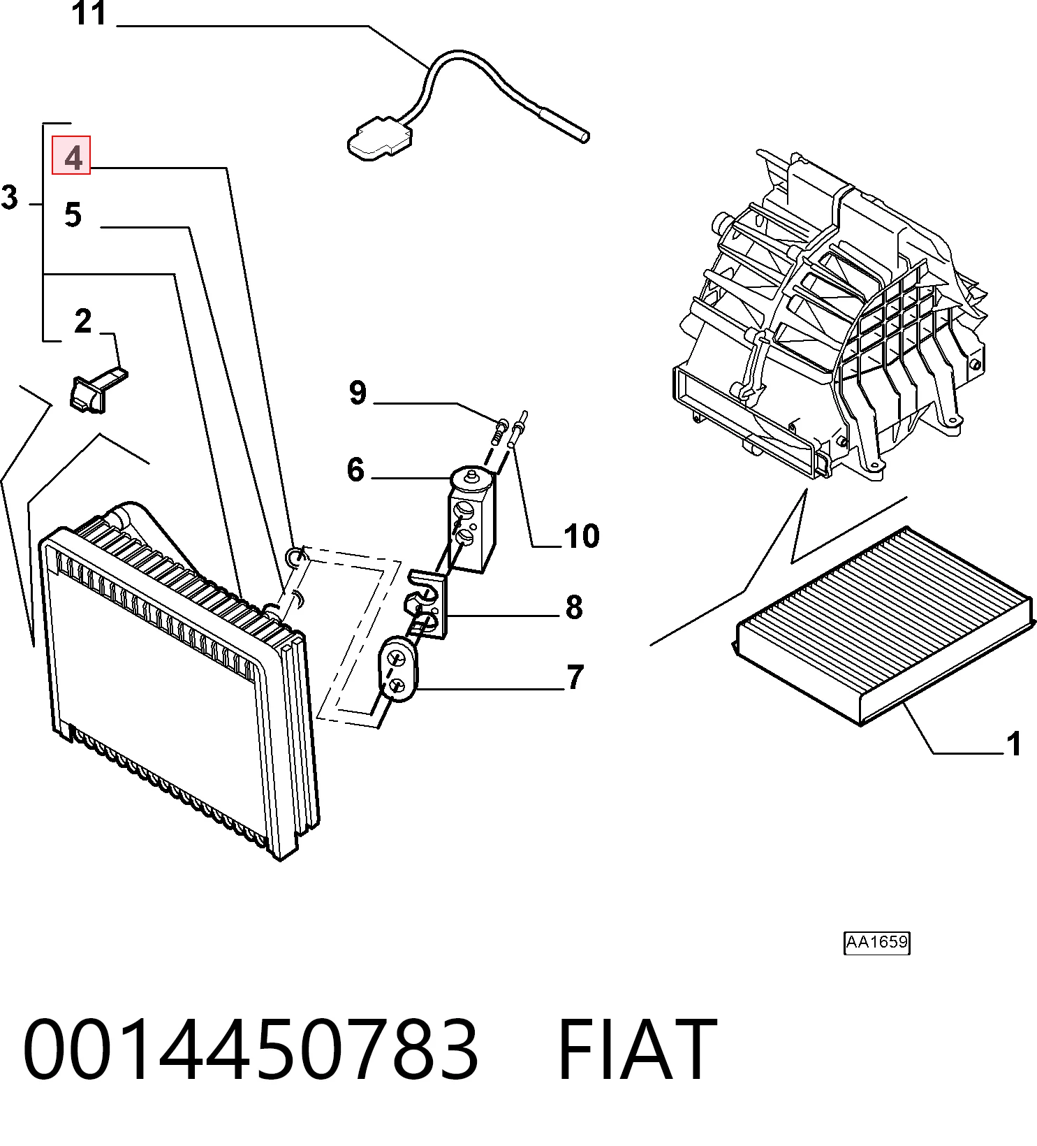 0014450783 Fiat/Alfa/Lancia