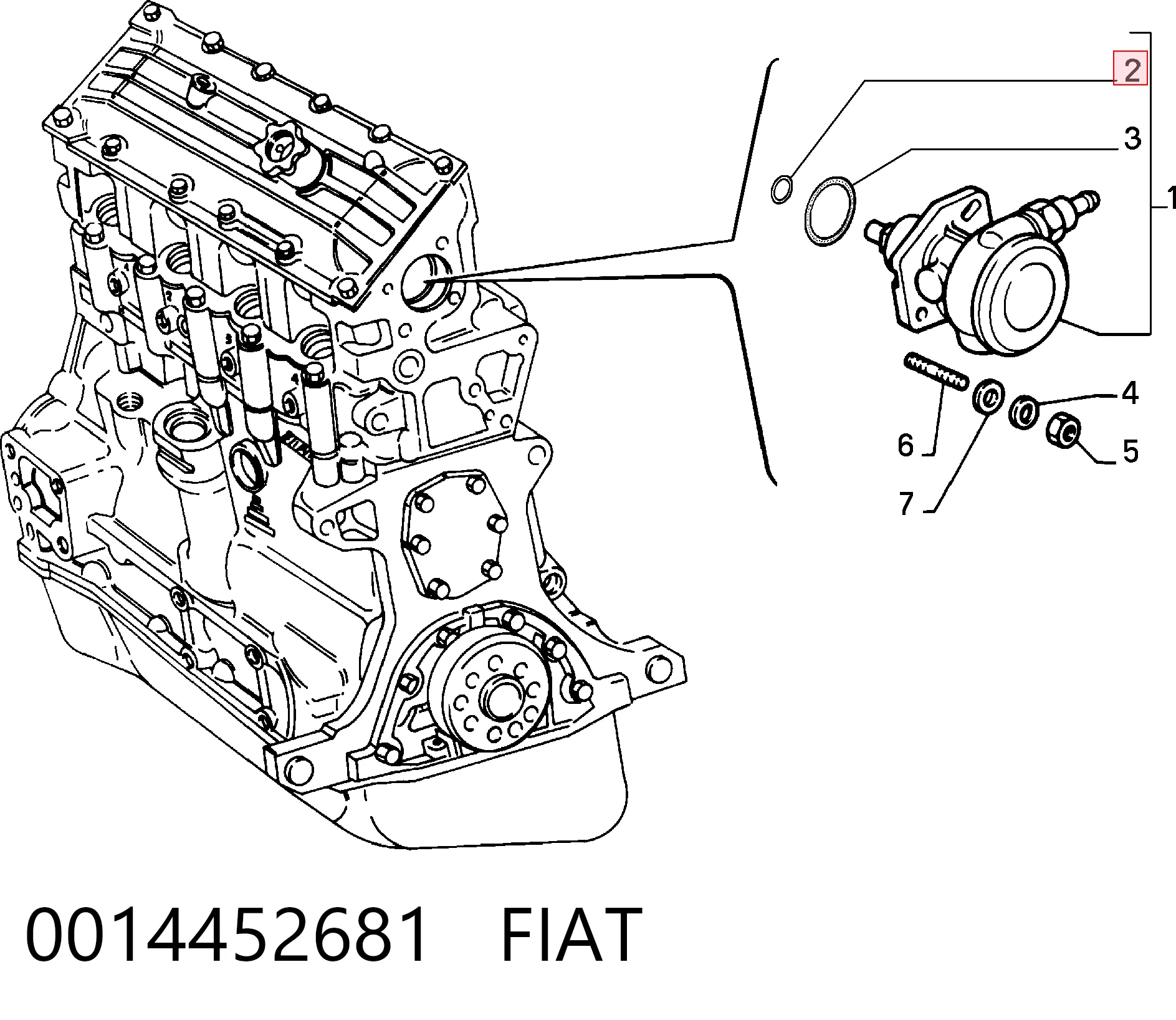 0014452681 Fiat/Alfa/Lancia