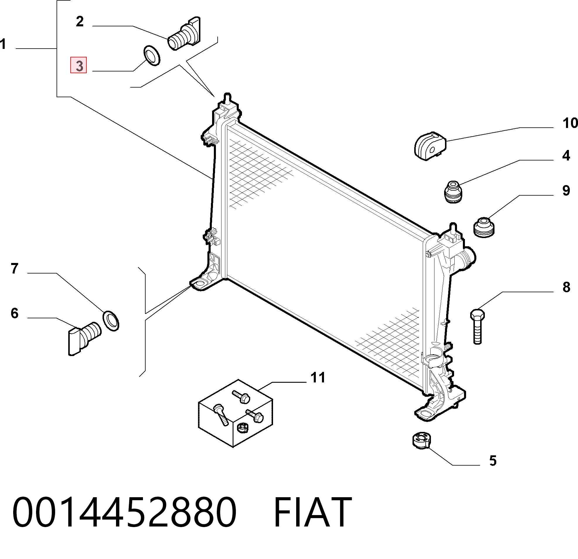 0014452880 Fiat/Alfa/Lancia