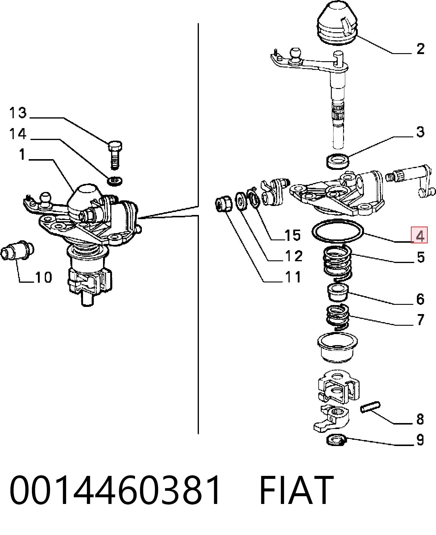 0014460381 Fiat/Alfa/Lancia