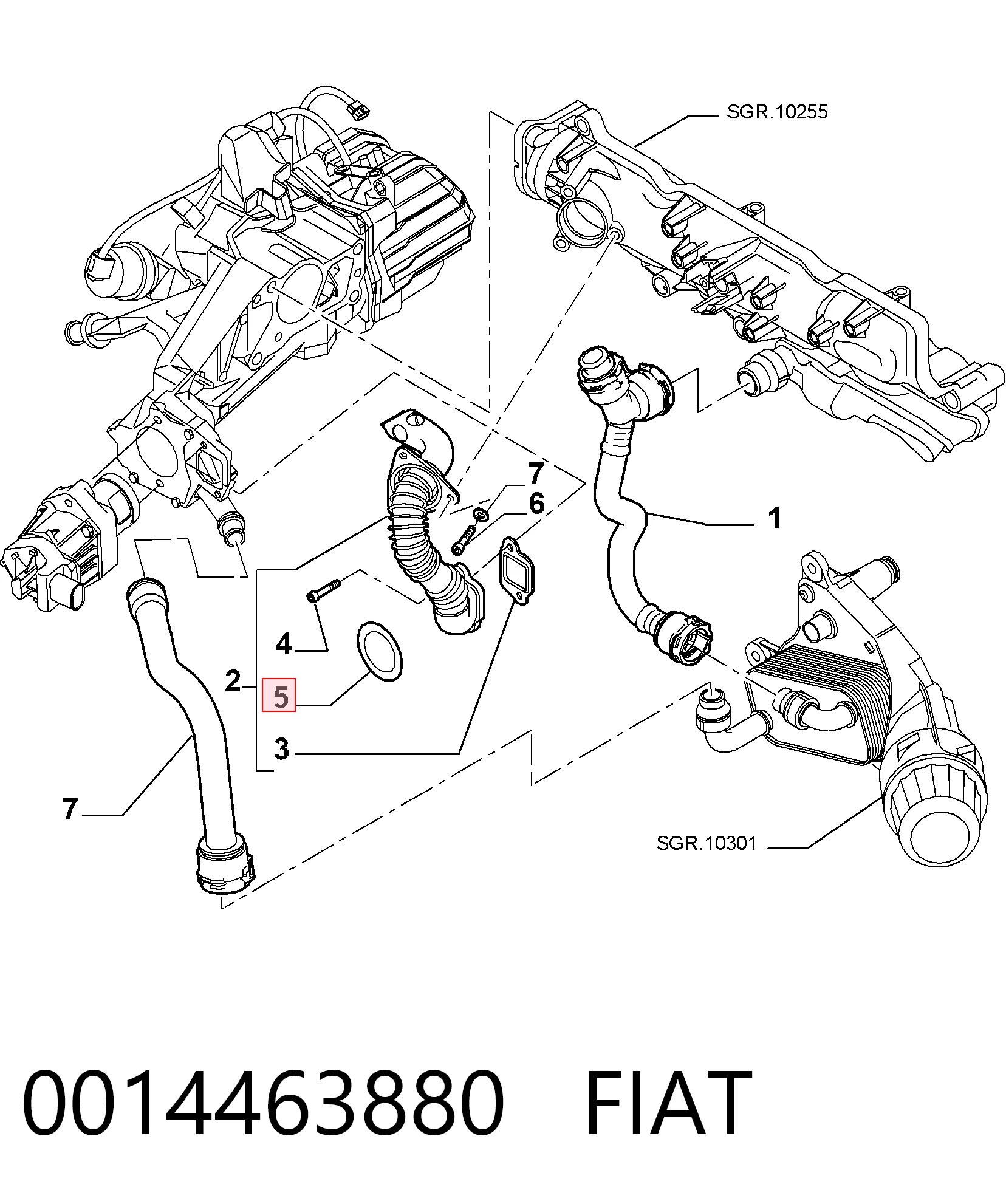 0014463880 Fiat/Alfa/Lancia