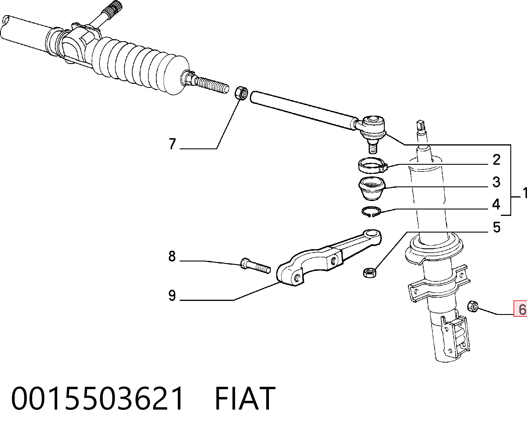 0015503621 Fiat/Alfa/Lancia