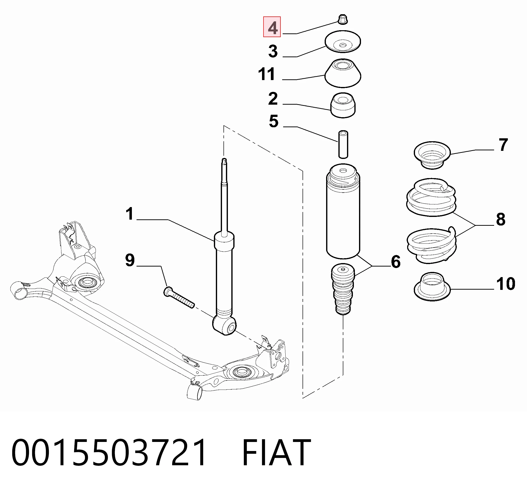 0015503721 Fiat/Alfa/Lancia