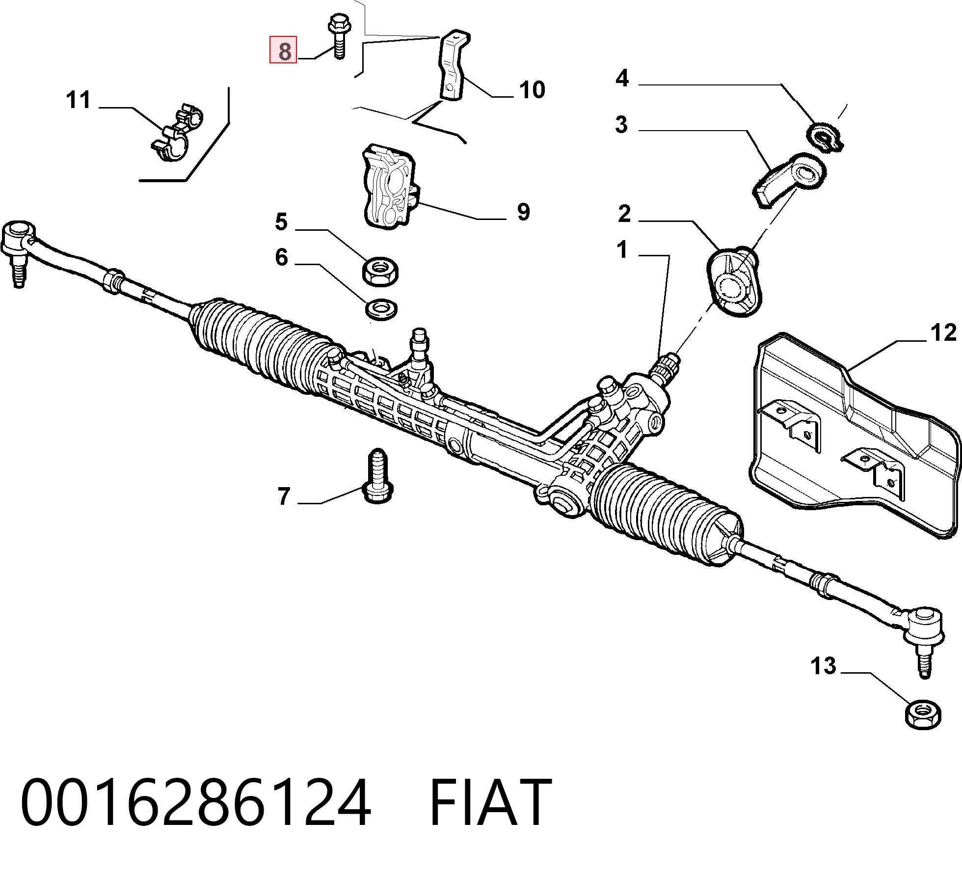 0016286124 Fiat/Alfa/Lancia