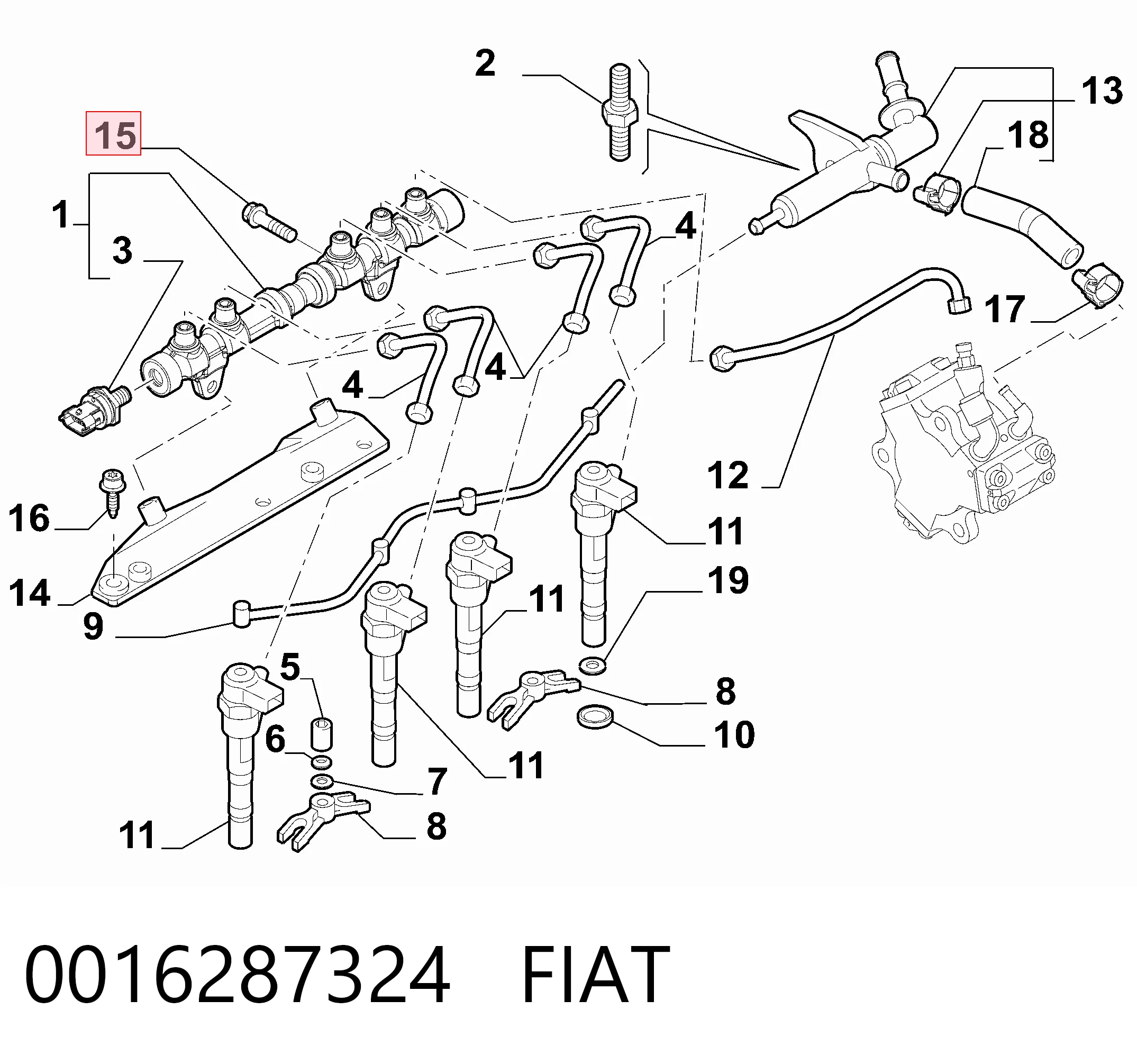 0016287324 Fiat/Alfa/Lancia