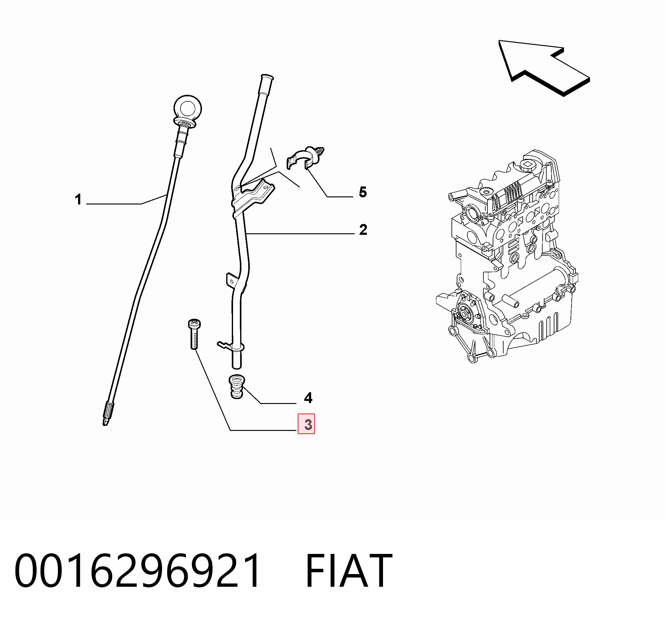 0016296921 Fiat/Alfa/Lancia