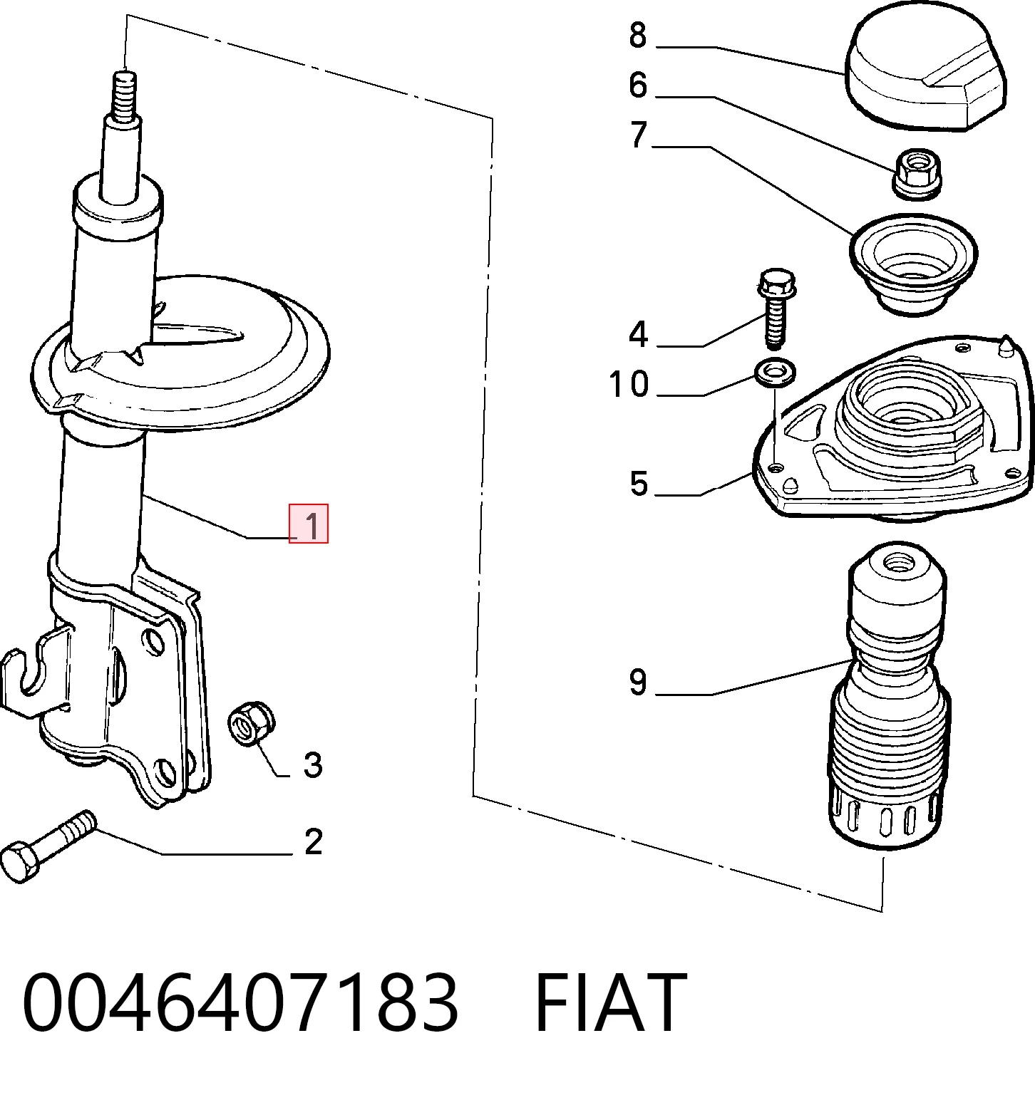 0046407183 Fiat/Alfa/Lancia