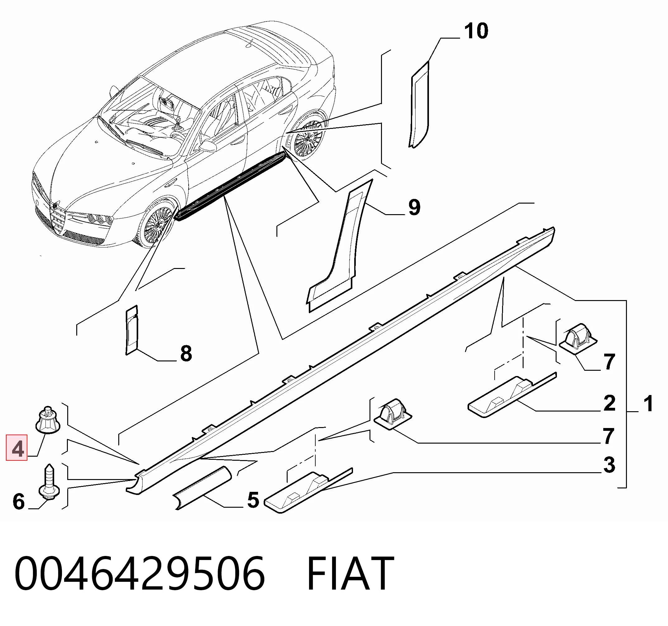 0046429506 Fiat/Alfa/Lancia