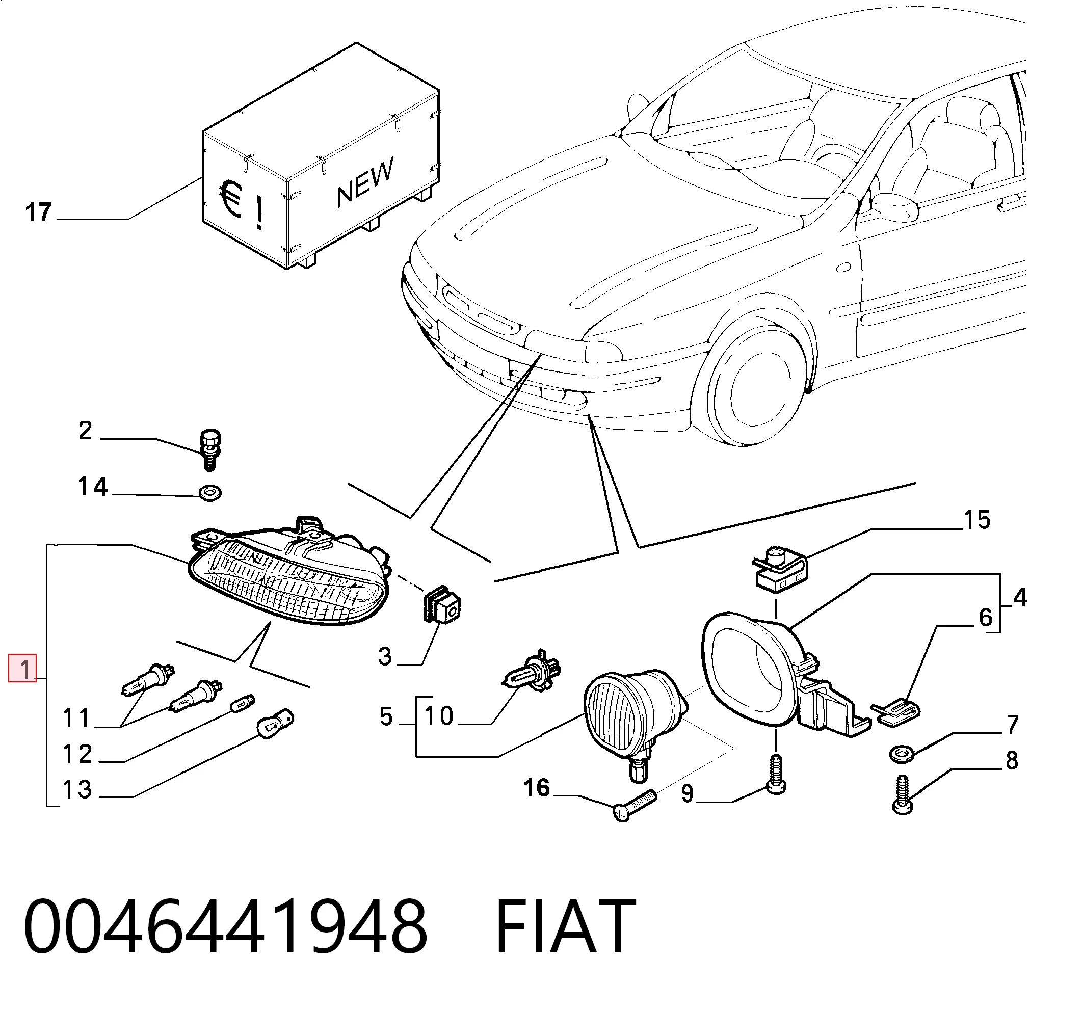 0046441948 Fiat/Alfa/Lancia