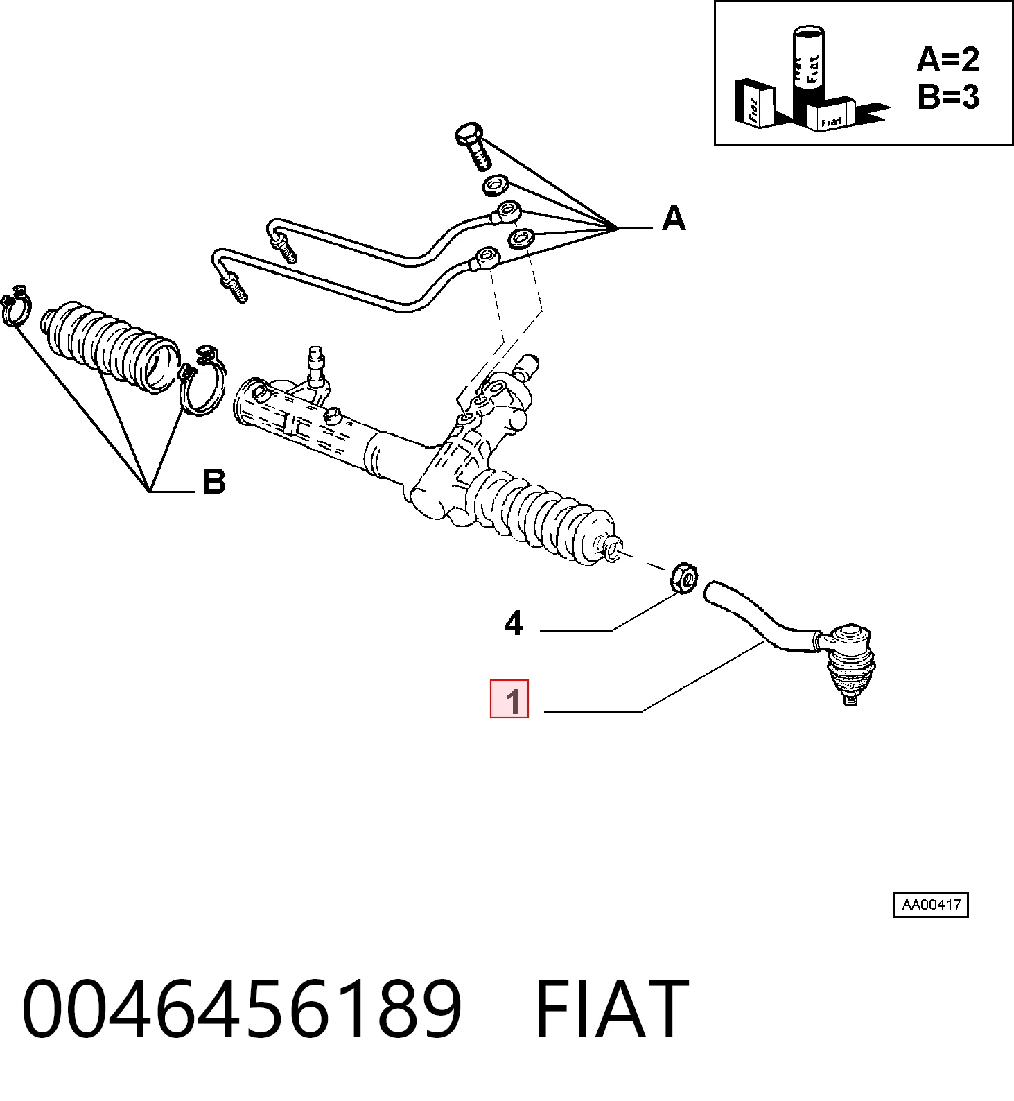 Rótulas de dirección para Fiat Palio  (178DX)