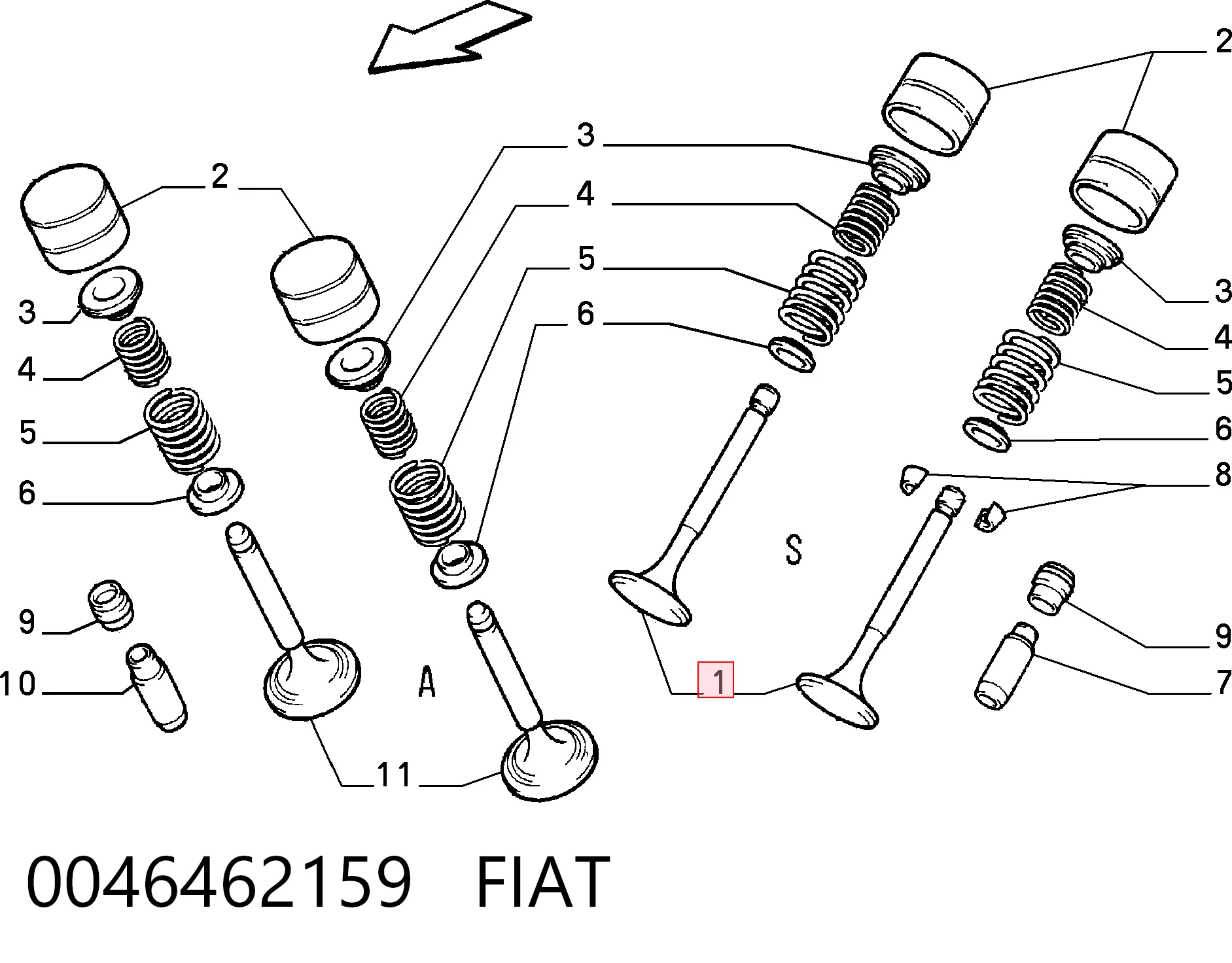 0046462159 Fiat/Alfa/Lancia