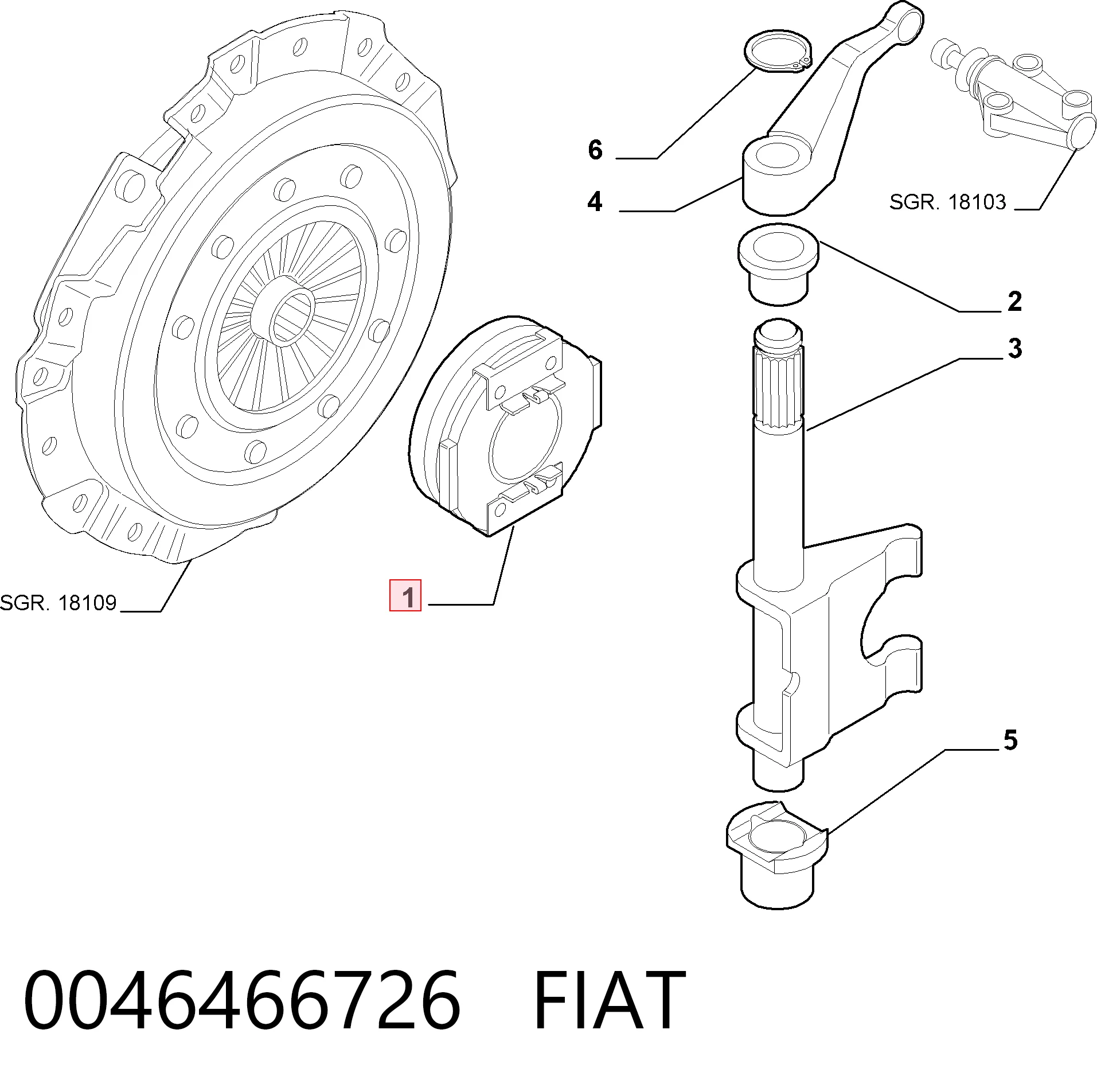 0046466726 Fiat/Alfa/Lancia