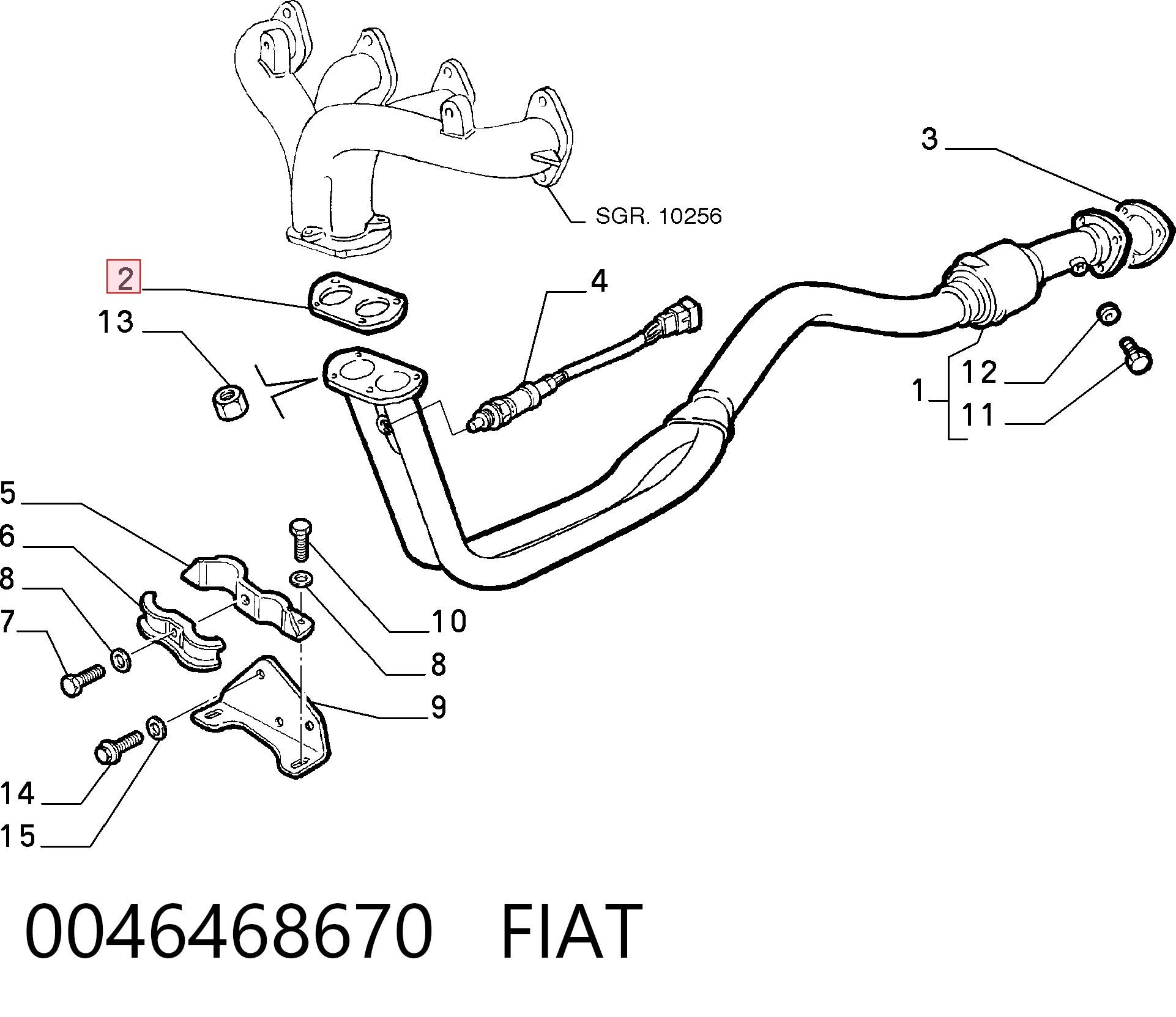 0046468670 Fiat/Alfa/Lancia