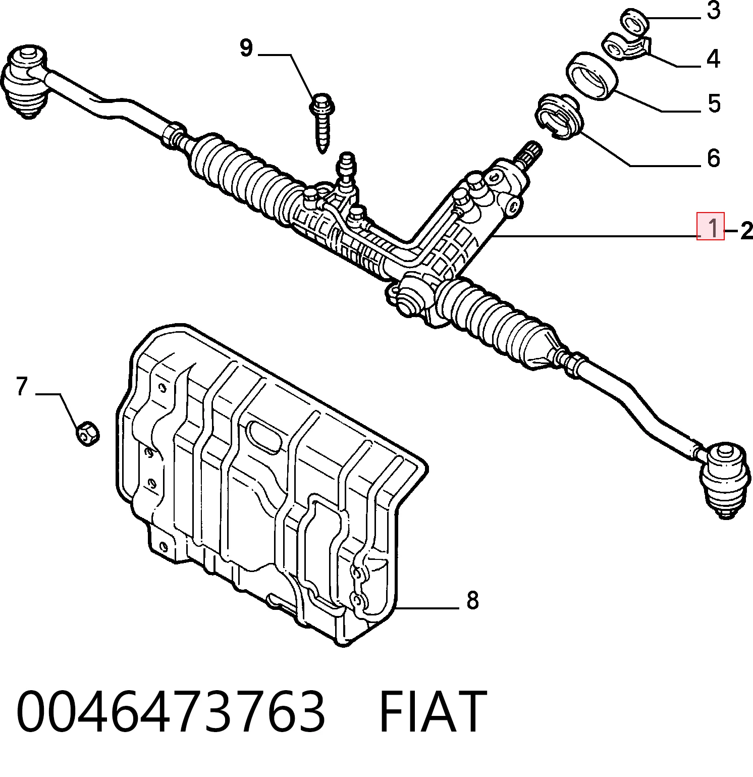 0046473763 Fiat/Alfa/Lancia