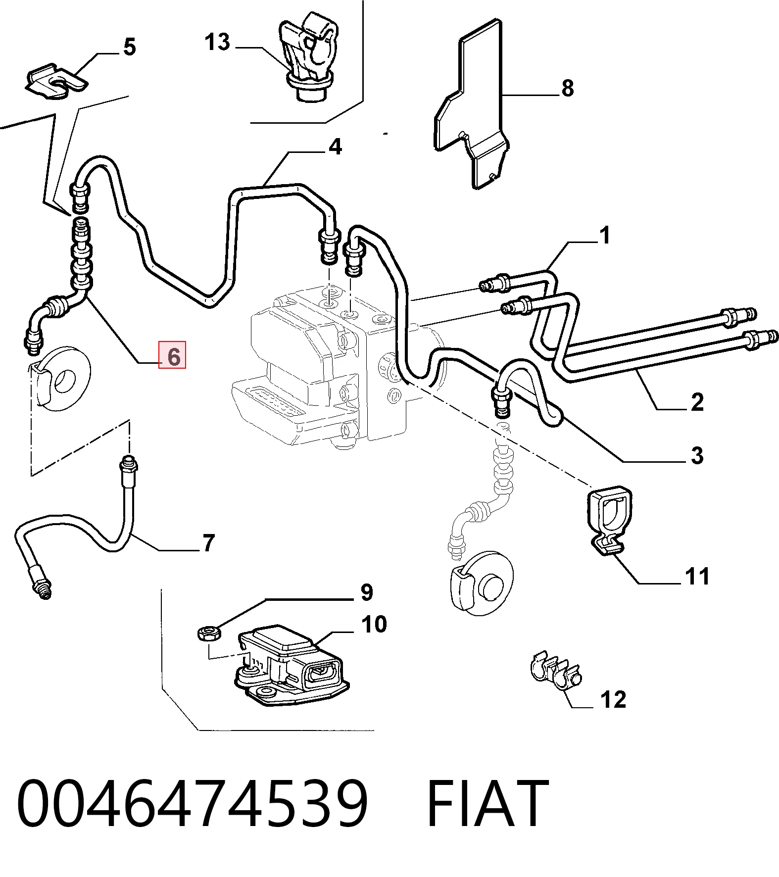 0046474539 Fiat/Alfa/Lancia