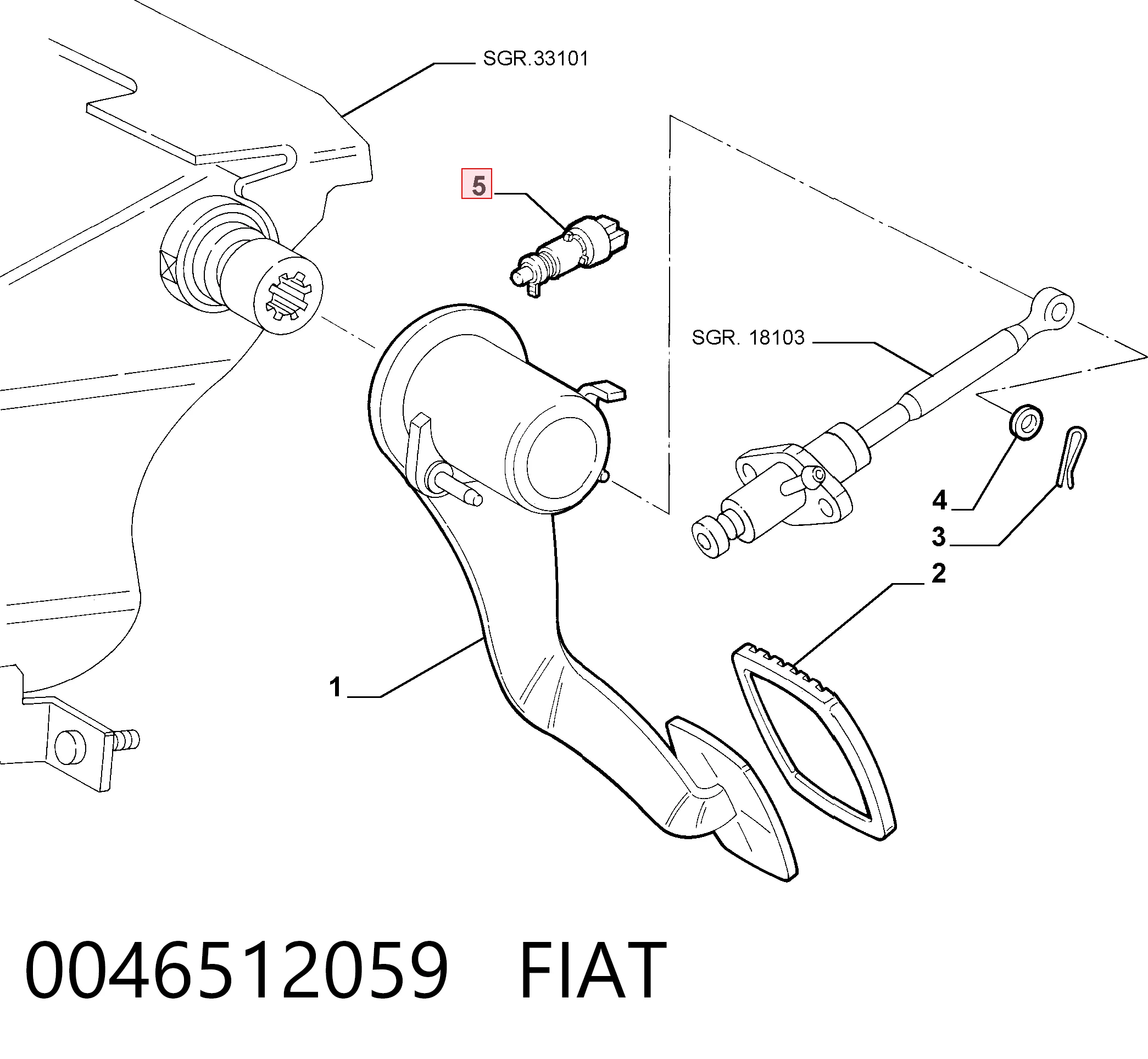 0046512059 Fiat/Alfa/Lancia