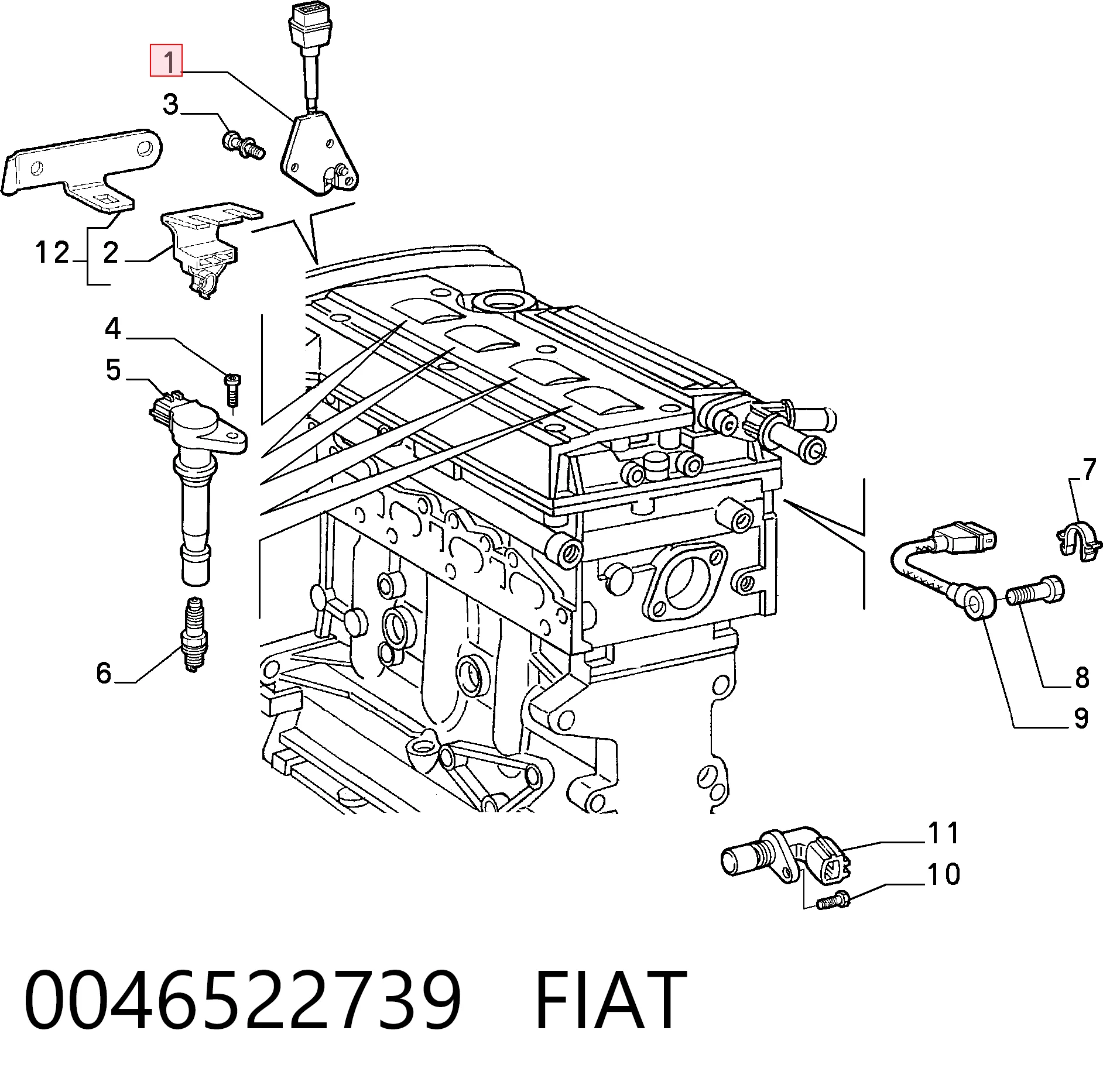 0046522739 Fiat/Alfa/Lancia