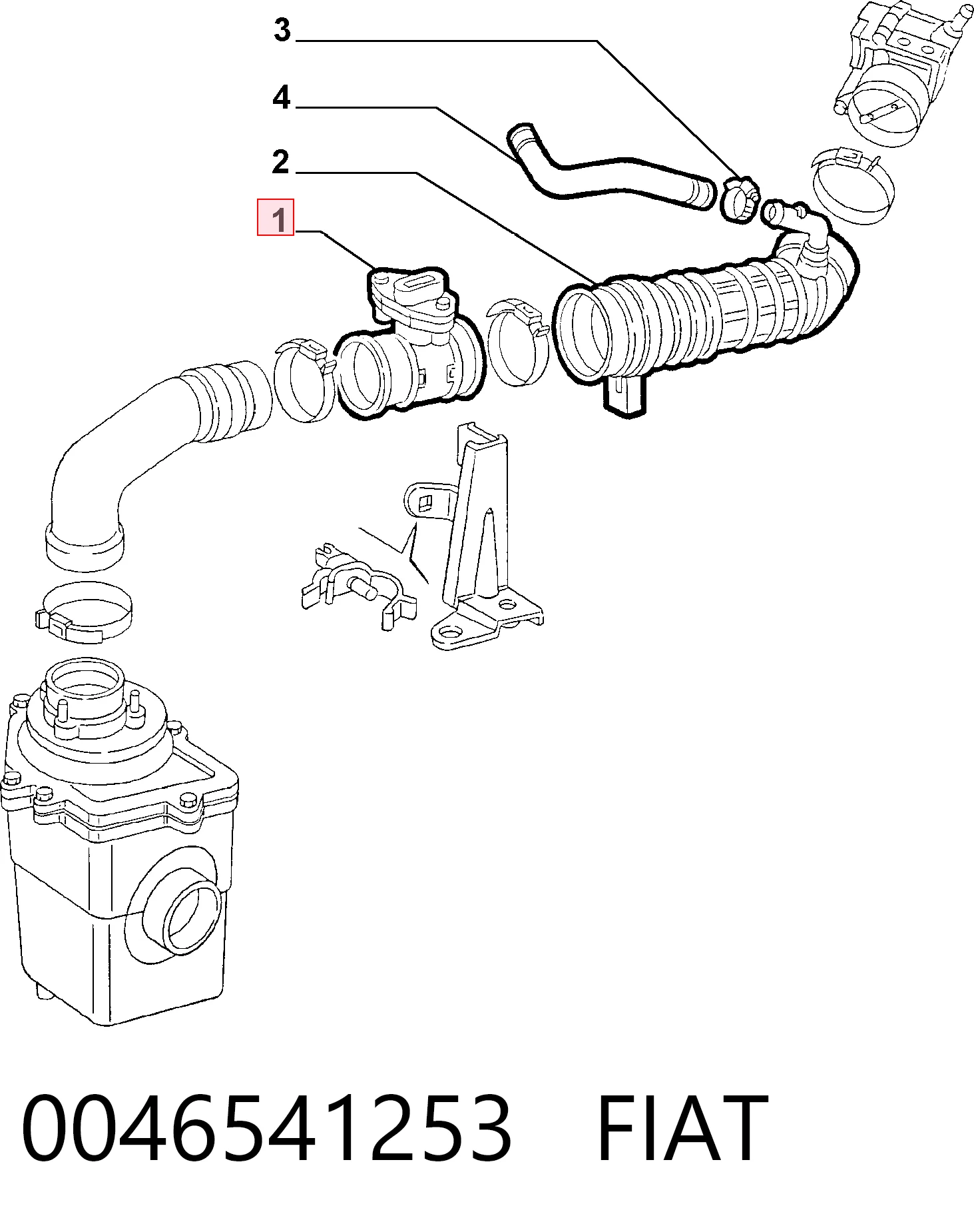 Flujo de aire masivo Fiat Bravo  (182)