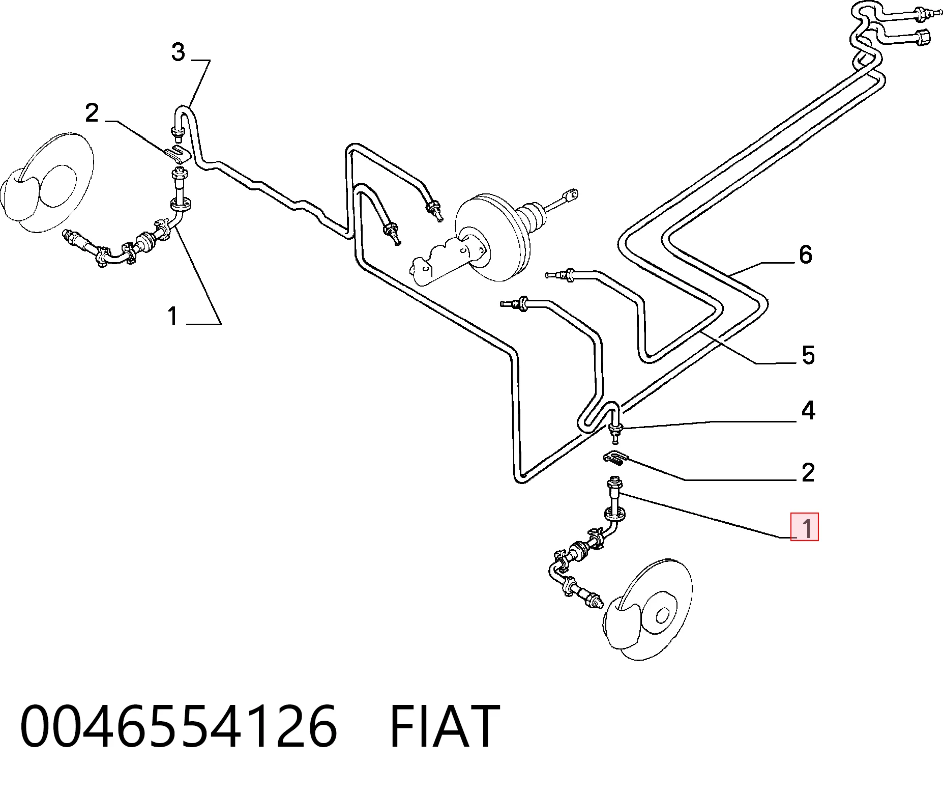 0046554126 Fiat/Alfa/Lancia