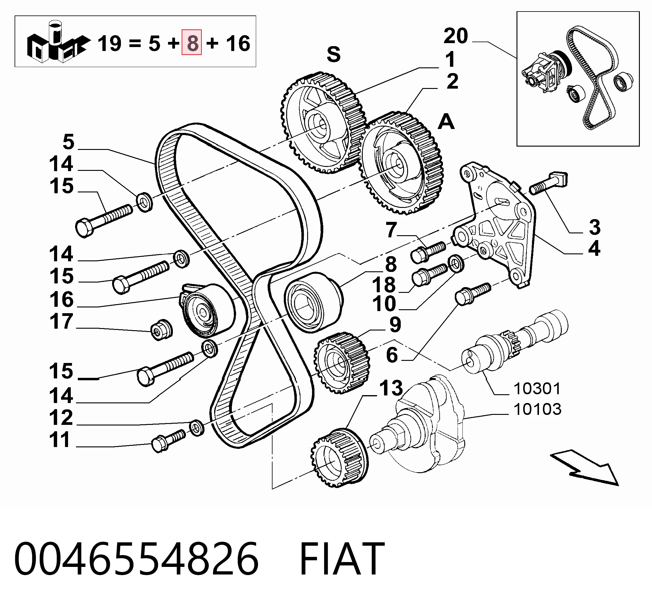 0046554826 Fiat/Alfa/Lancia