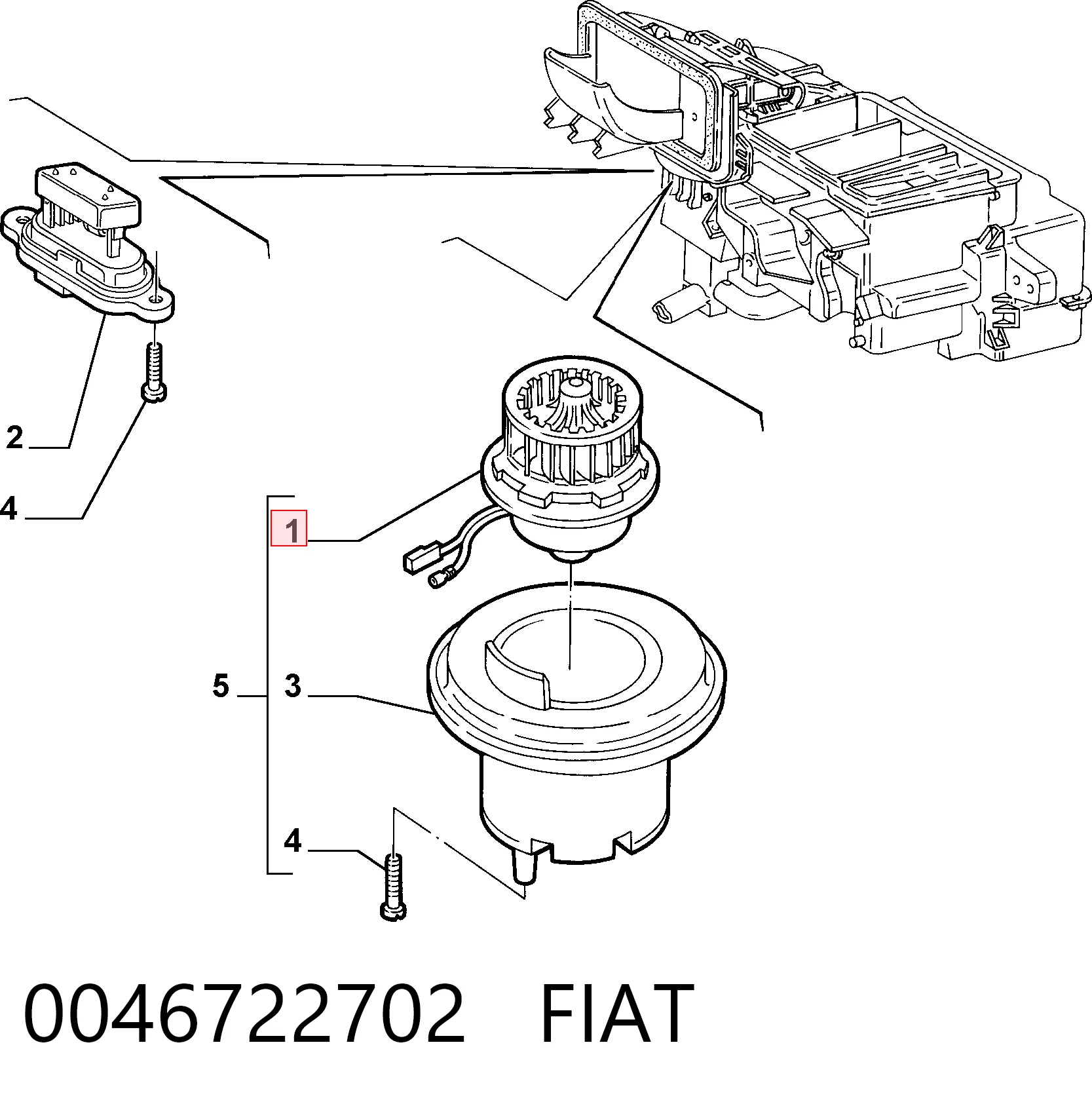 Ventilador habitáculo para Fiat Ducato 230