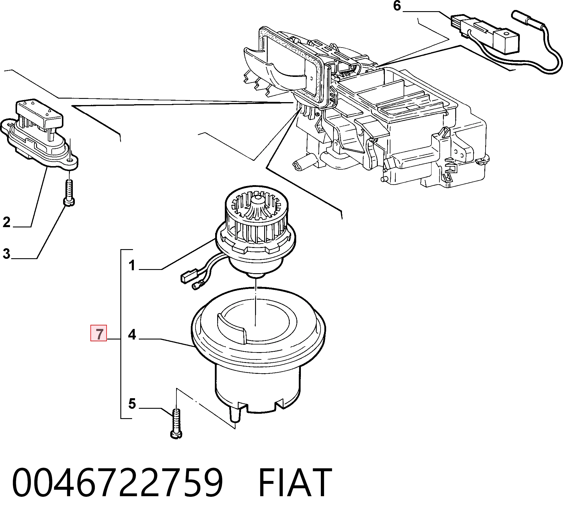 0046722759 Fiat/Alfa/Lancia