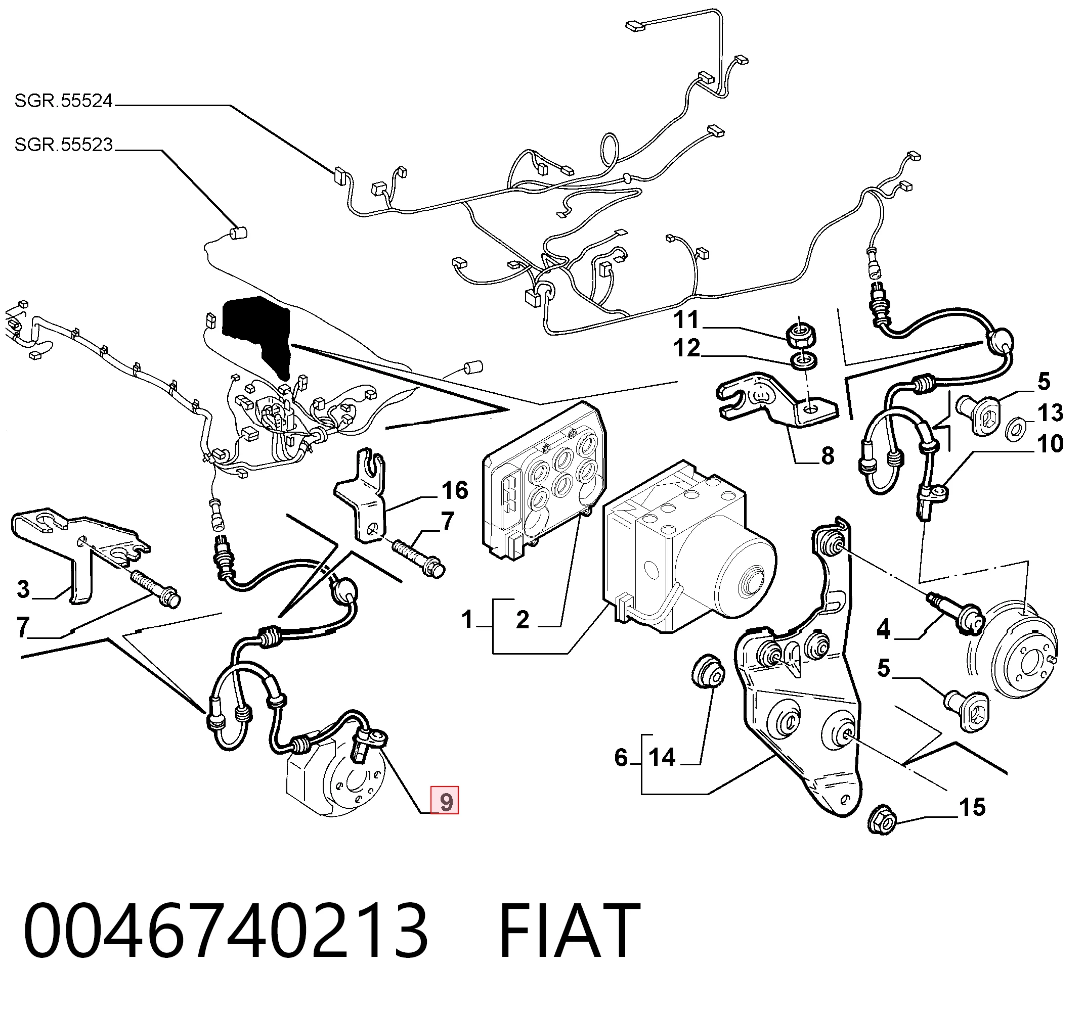 0046740213 Fiat/Alfa/Lancia