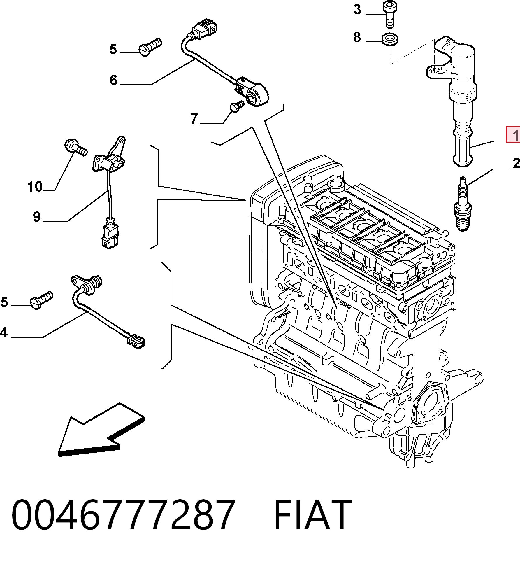 0046777287 Fiat/Alfa/Lancia