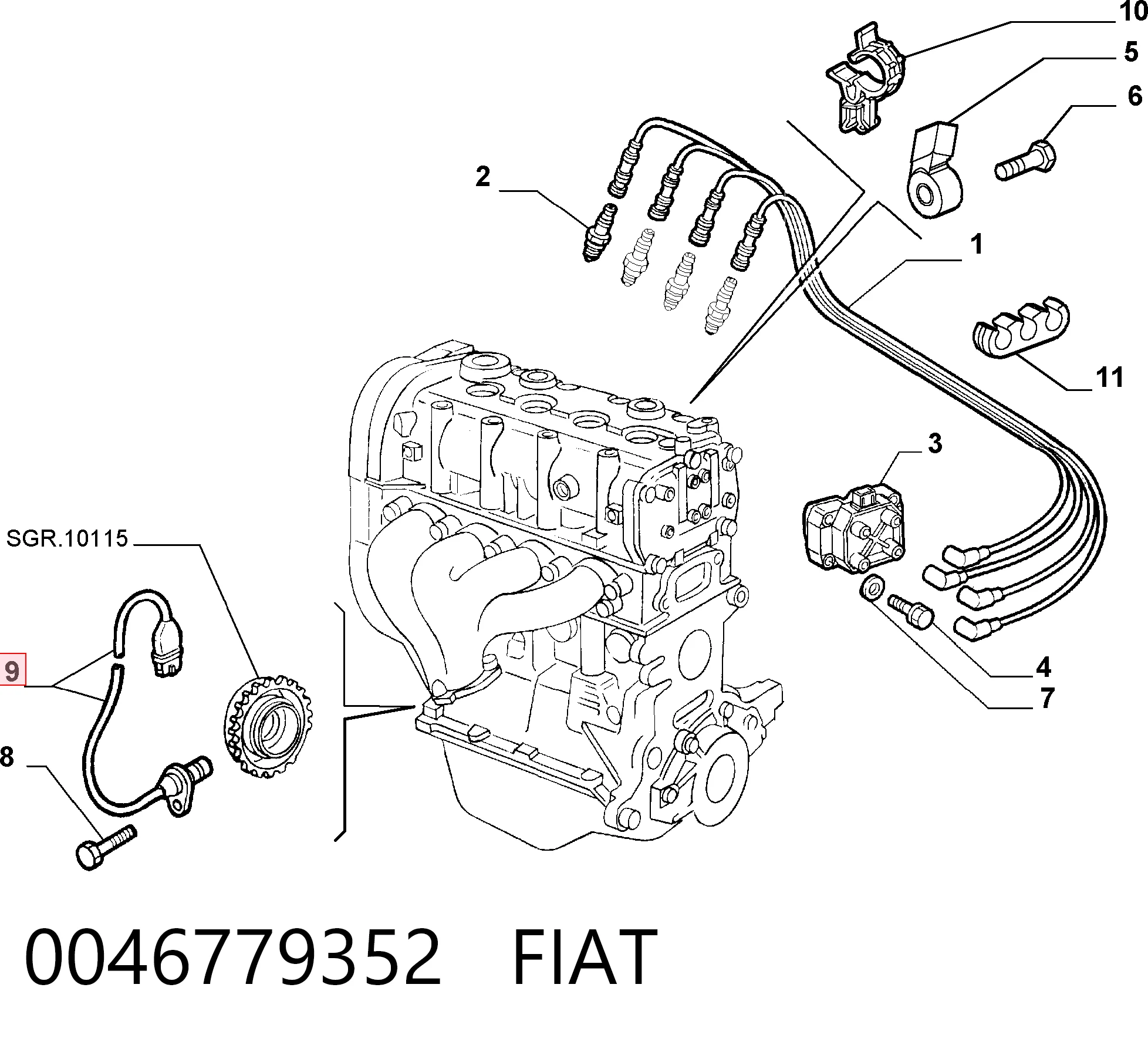 0046779352 Fiat/Alfa/Lancia