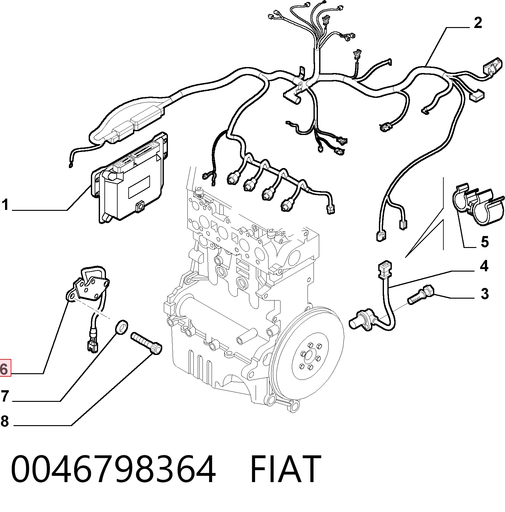0046798364 Fiat/Alfa/Lancia