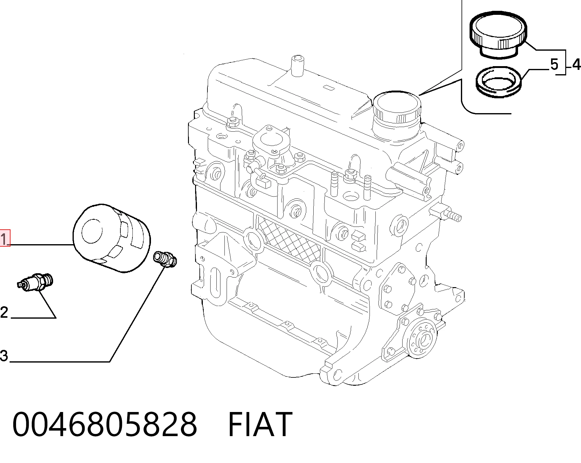 Filtro de aceite motor Alfa Romeo 33  (907A)
