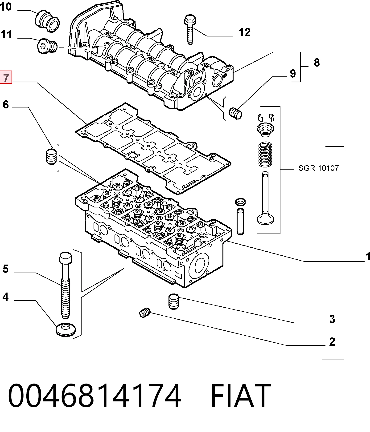 0046814174 Fiat/Alfa/Lancia