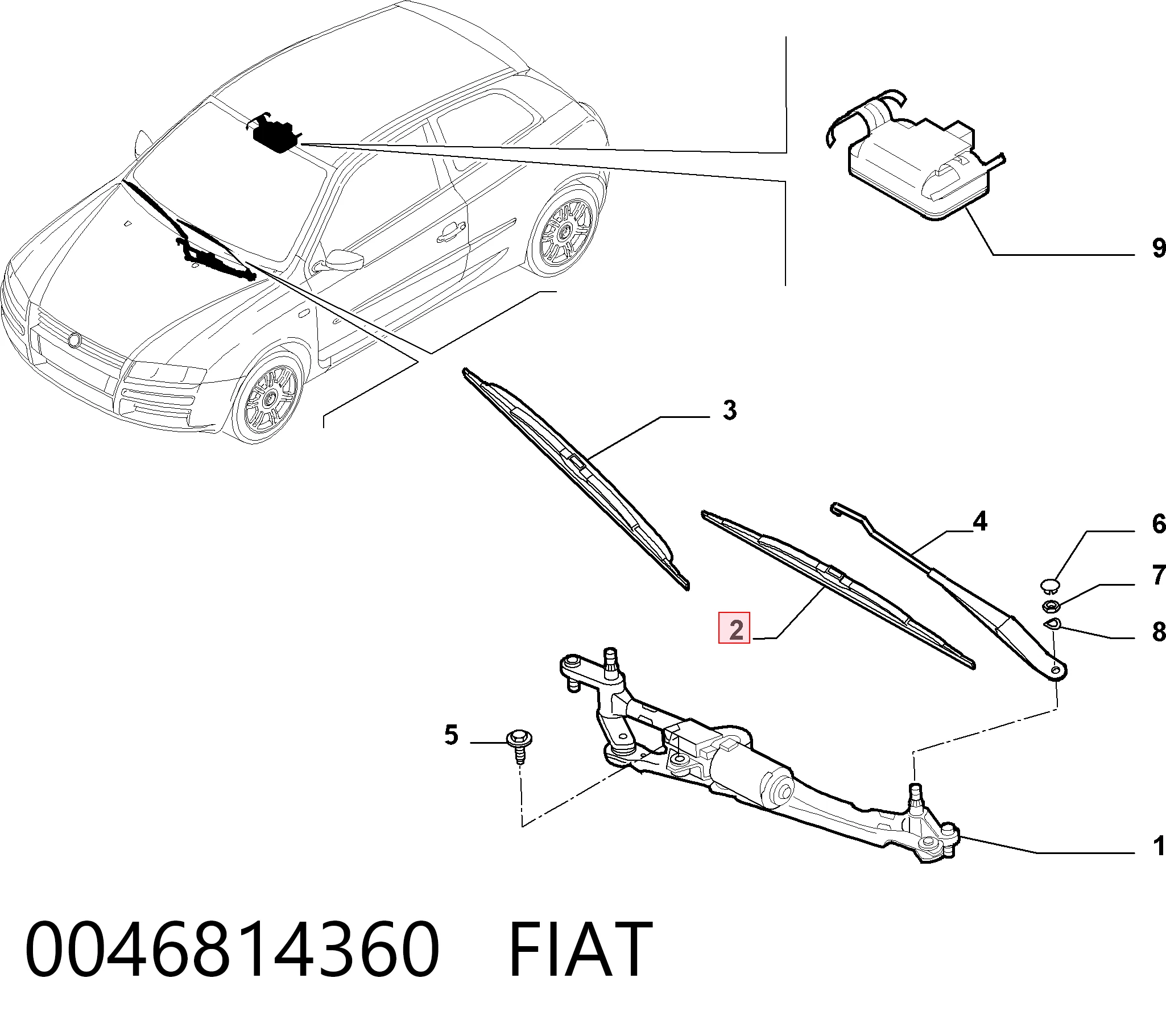 0046814360 Fiat/Alfa/Lancia