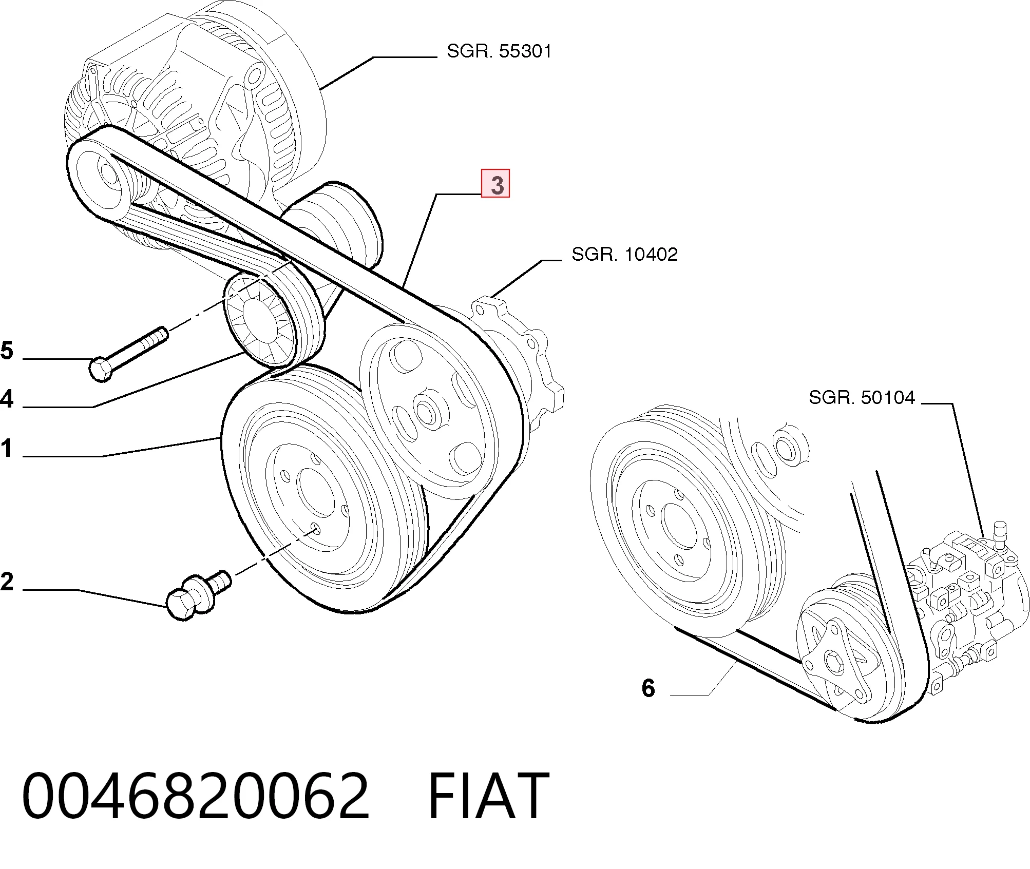 Comprar Correa trapezoidal 500  334