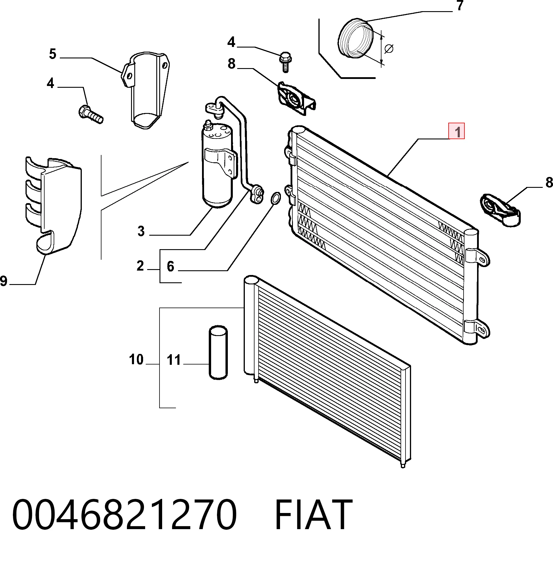 0046821270 Fiat/Alfa/Lancia