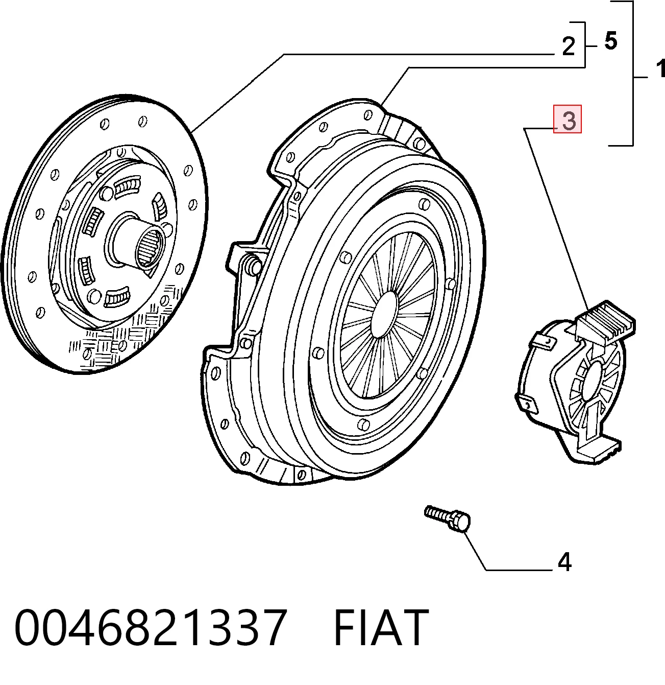 Cojinete de embrague ME193218 Mitsubishi