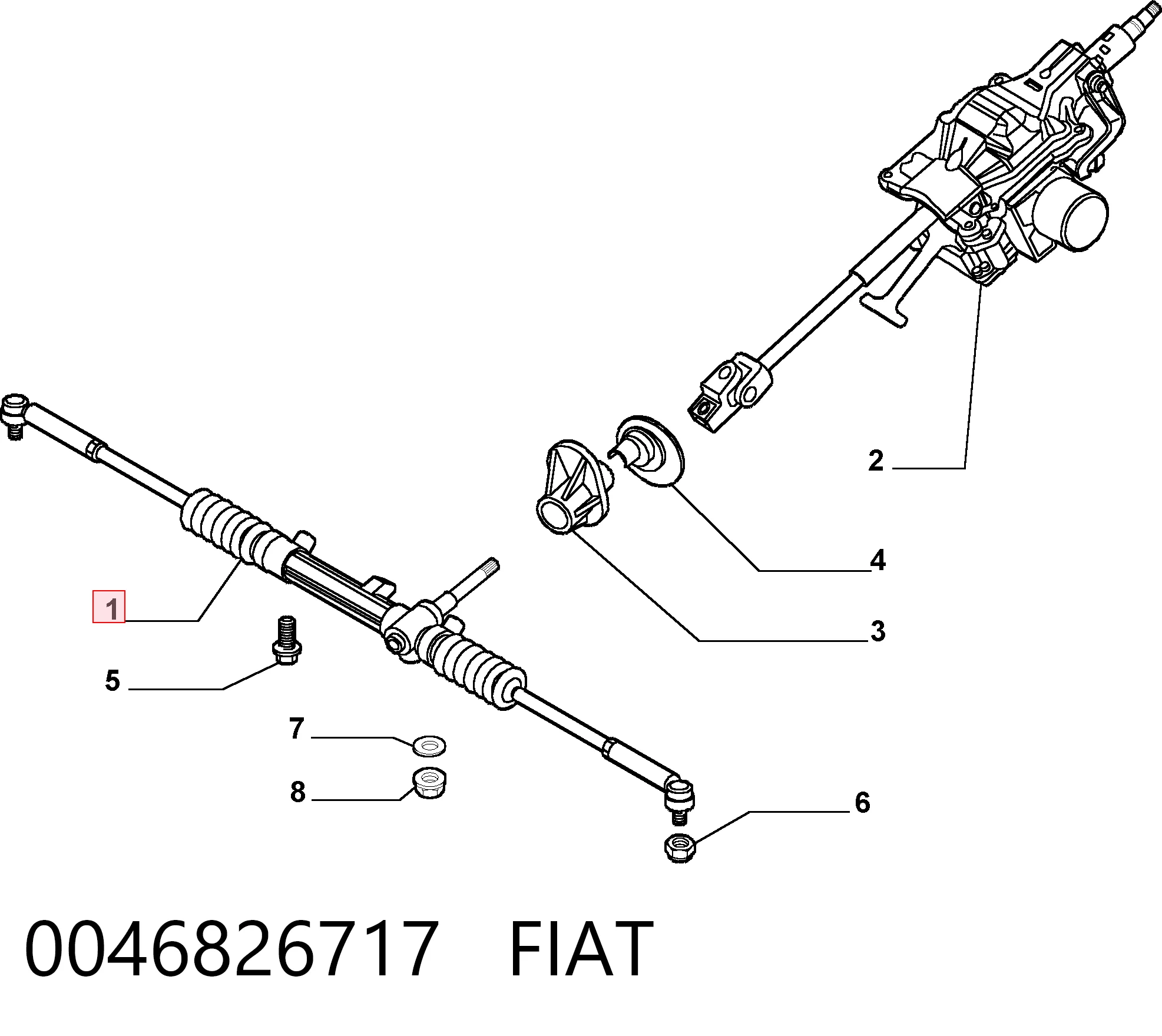 Comprar Cremallera de dirección Fiat Stilo  192