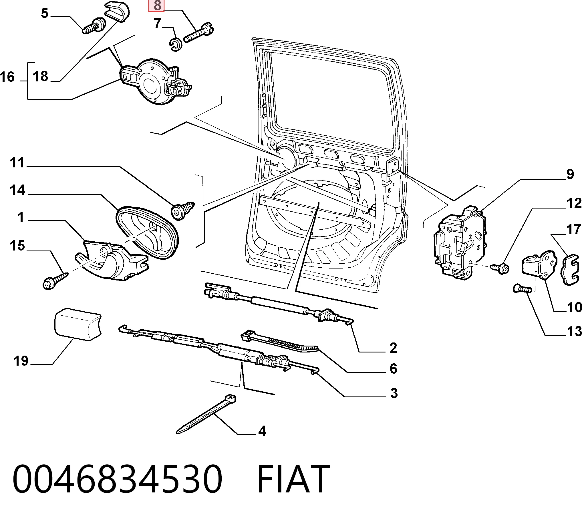 0046834530 Fiat/Alfa/Lancia