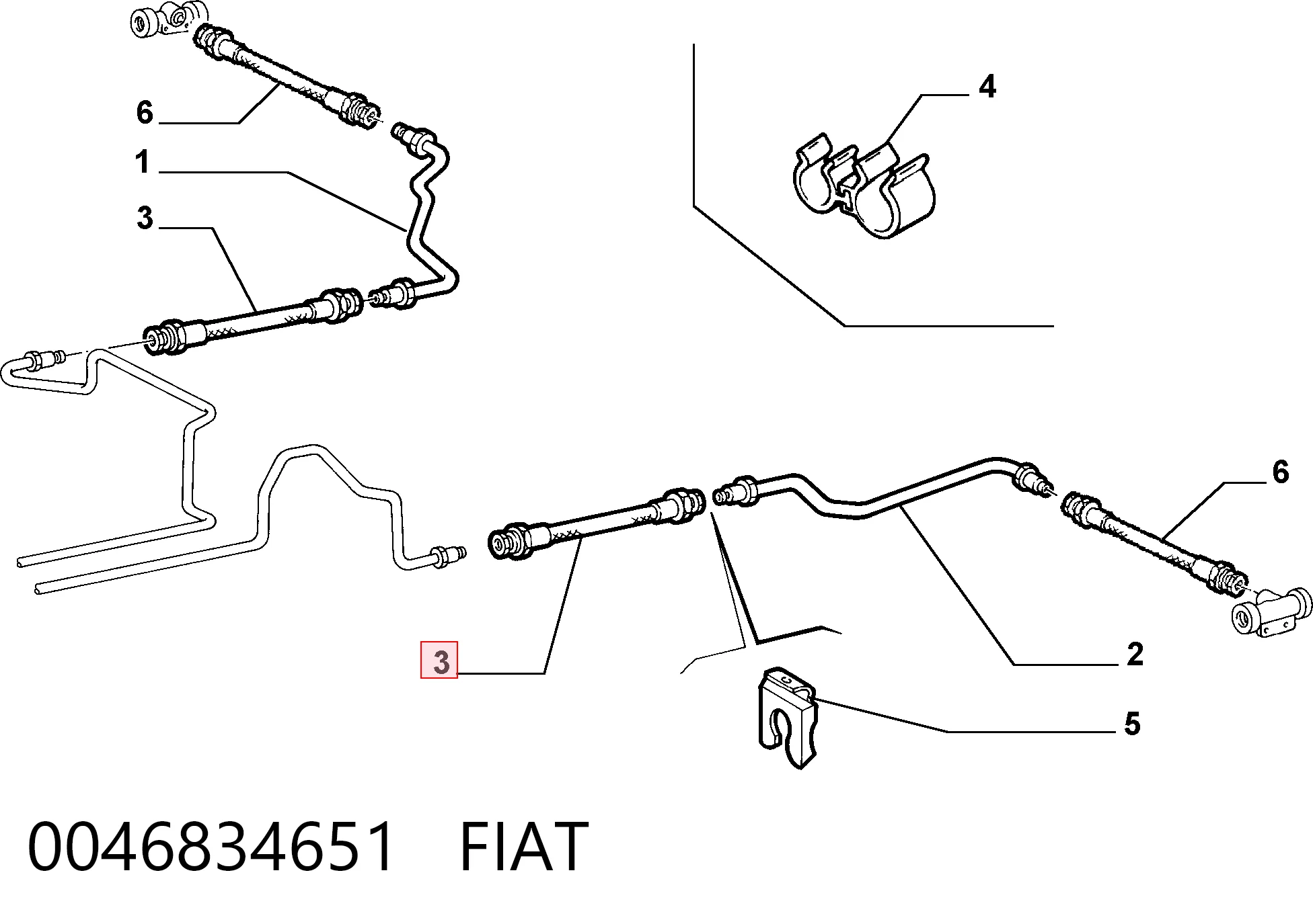 0046834651 Fiat/Alfa/Lancia