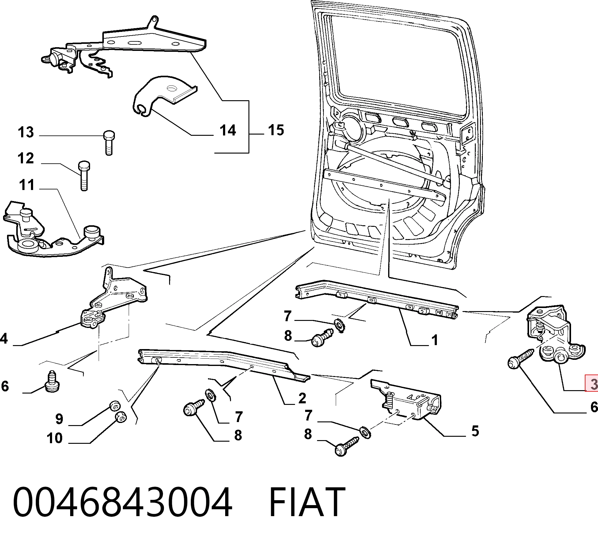 0046843004 Fiat/Alfa/Lancia