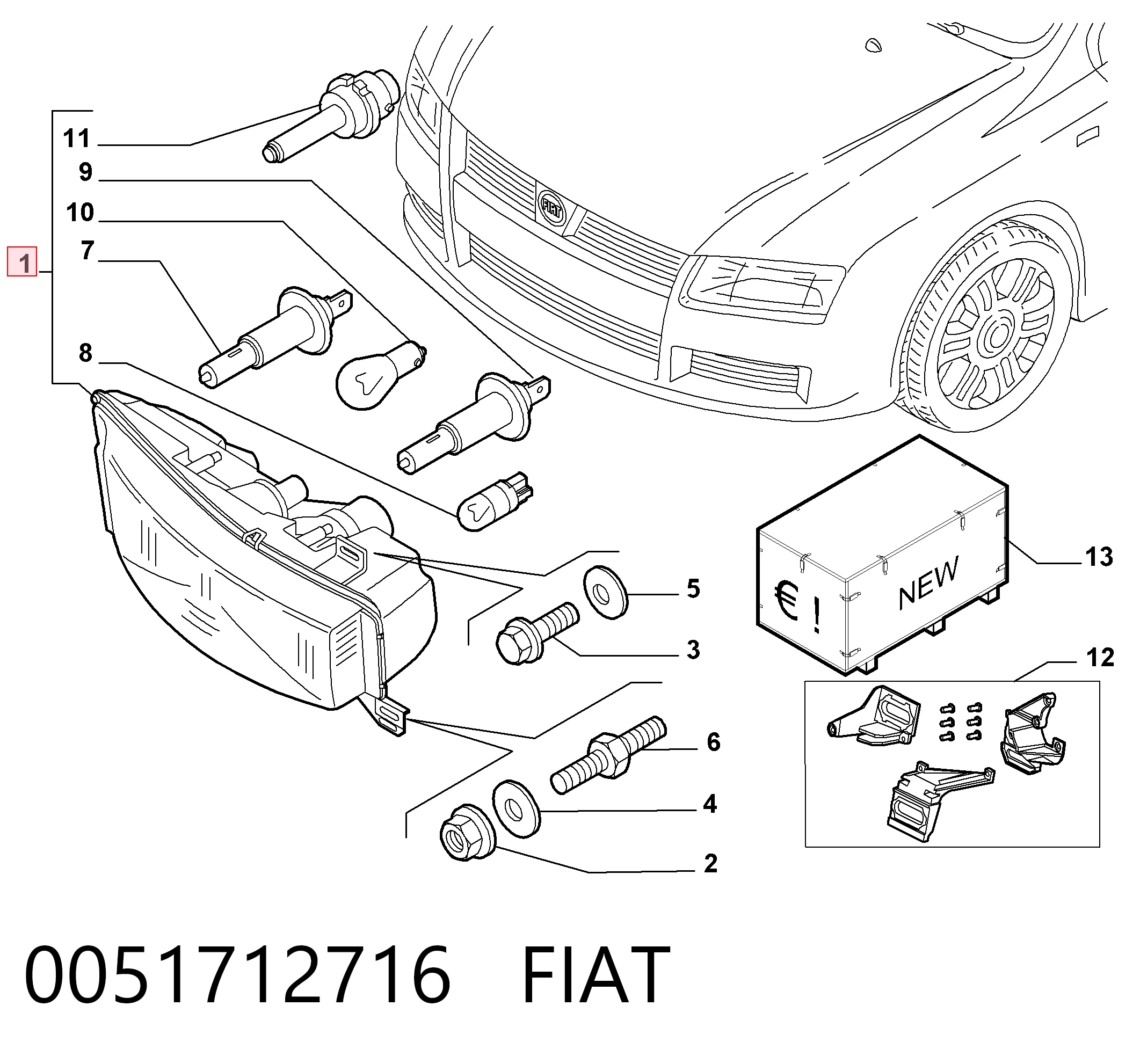 Faro Magneti Marelli LPL052 precio, desde 63,89 EUR