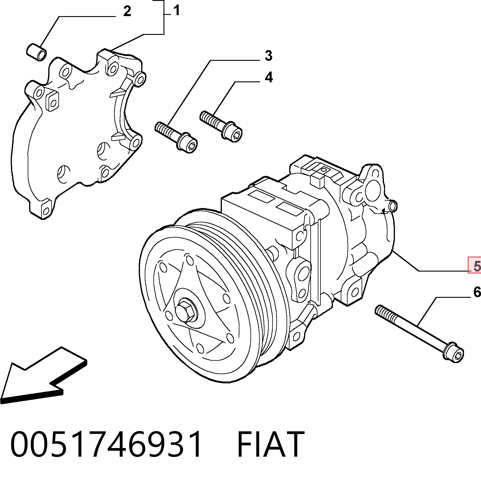 Comprar Compresor de aire acondicionado Fiat Siena  178 a bajo precio
