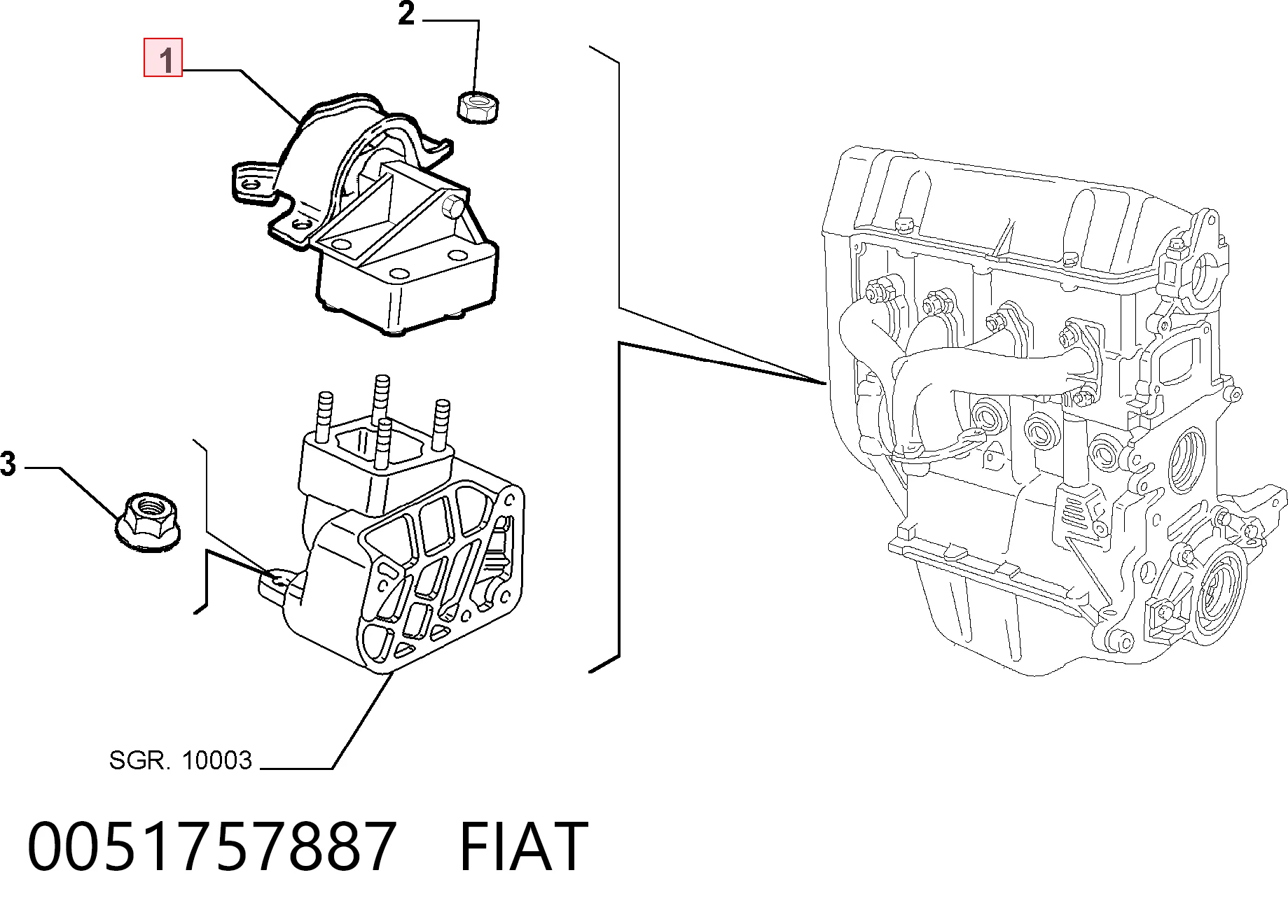 0051757887 Fiat/Alfa/Lancia