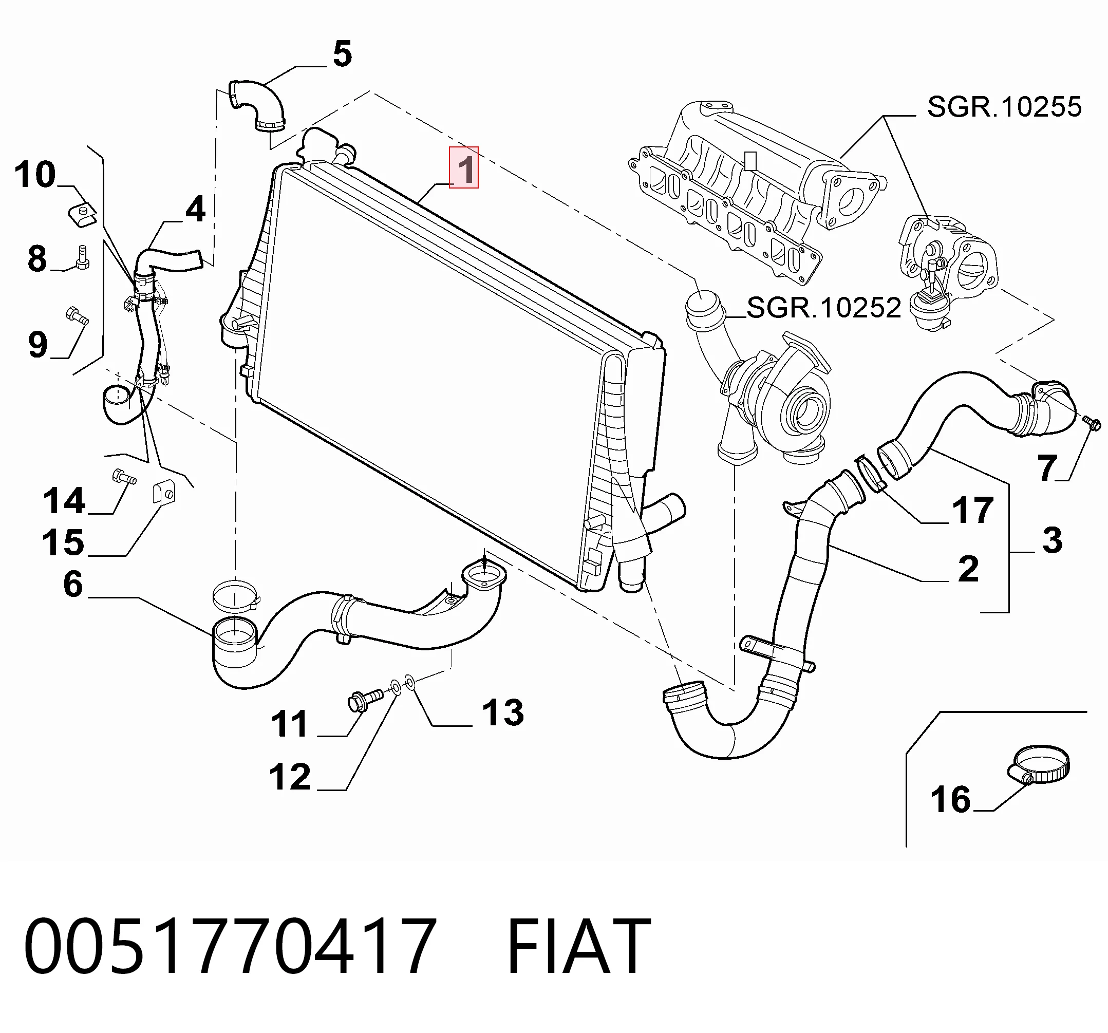 0051770417 Fiat/Alfa/Lancia