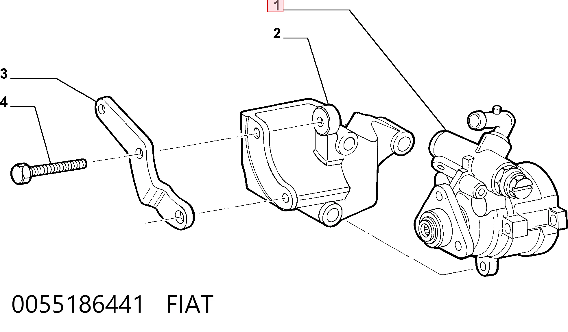 0055186441 Fiat/Alfa/Lancia