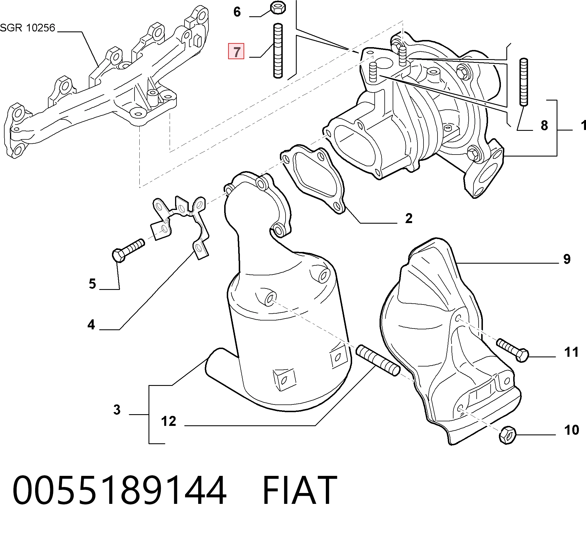0055189144 Fiat/Alfa/Lancia