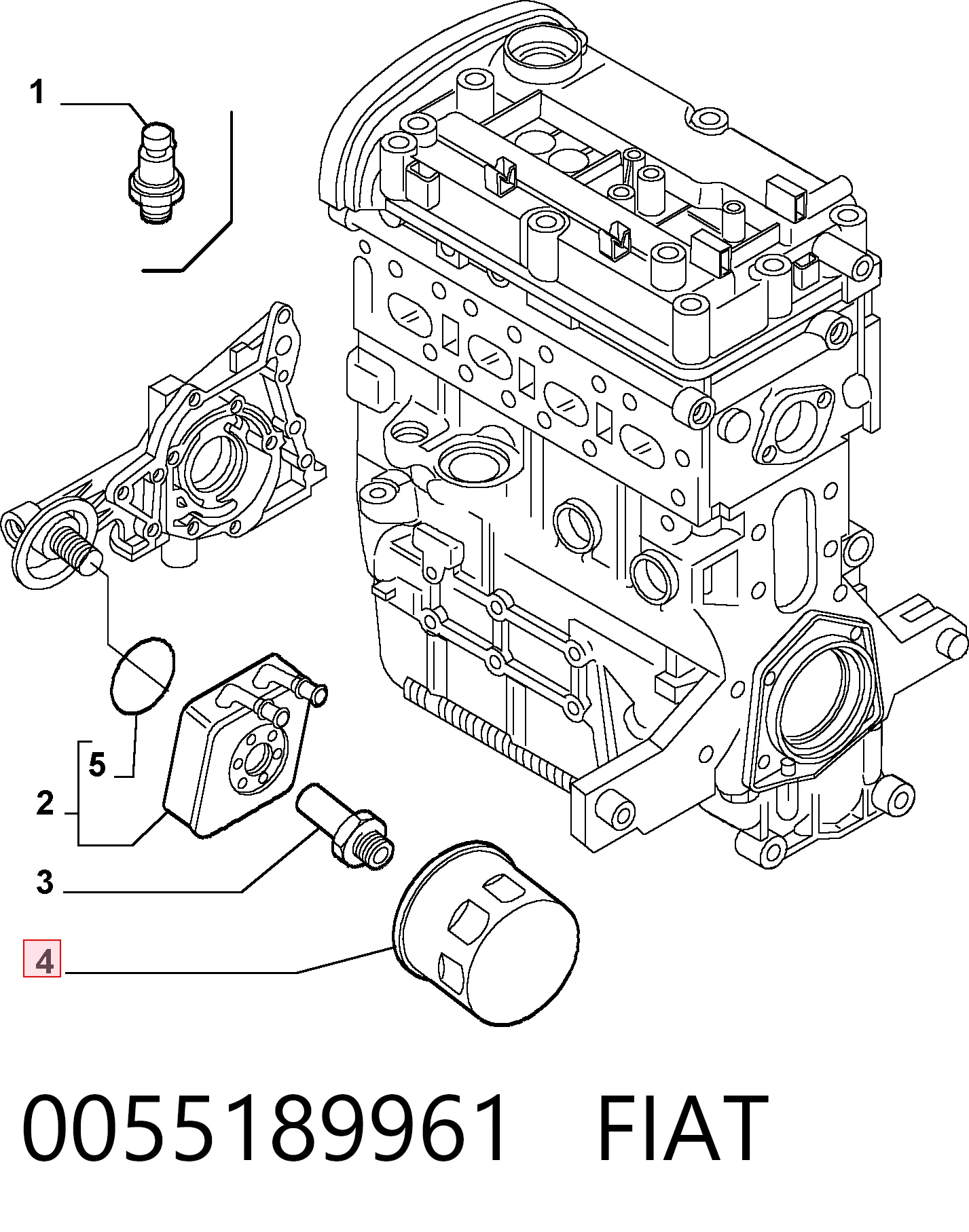 0055189961 Fiat/Alfa/Lancia