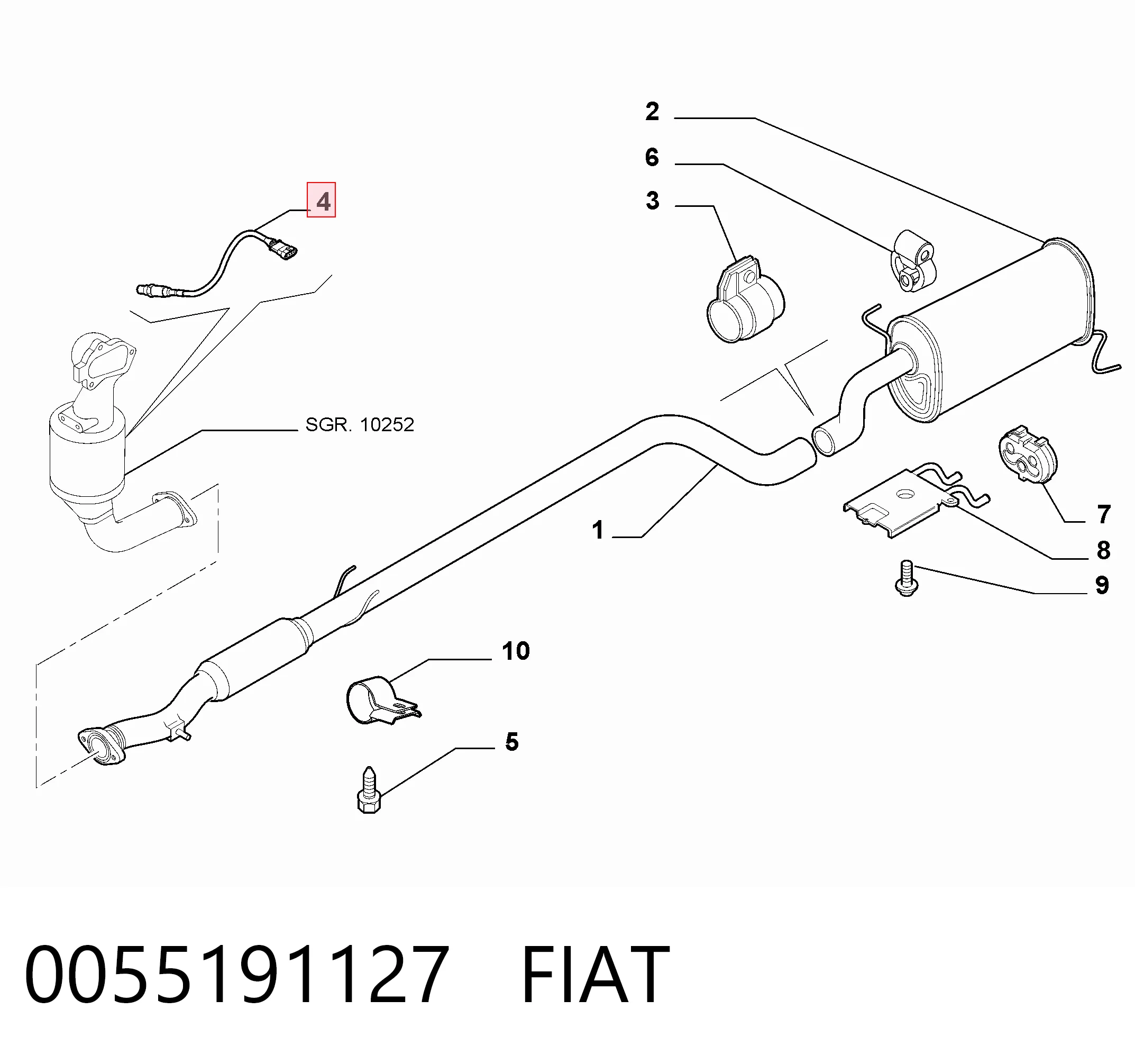 0055191127 Fiat/Alfa/Lancia