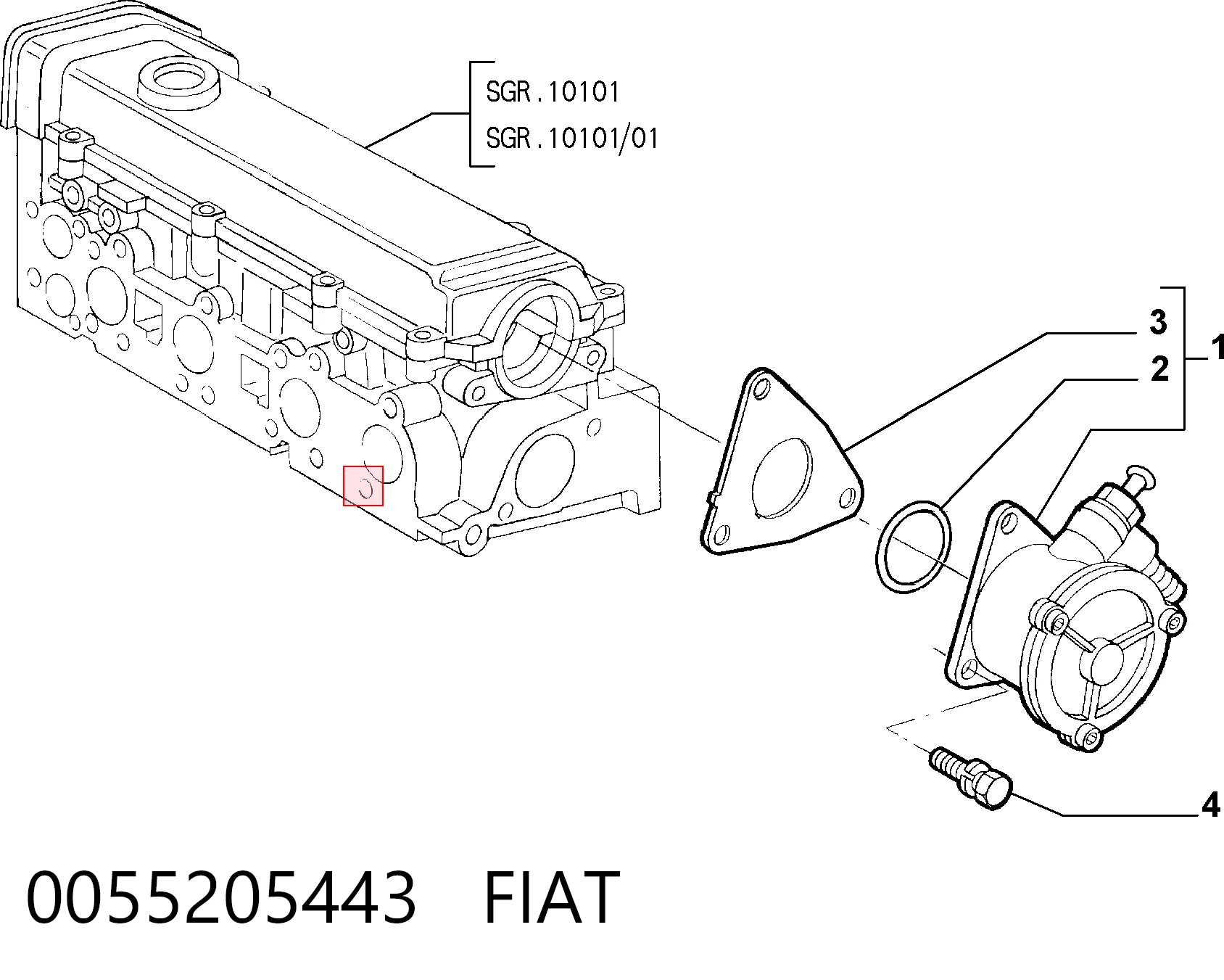 Bomba de vacío del sistema de frenado Fiat Stilo  desde 31,94 €