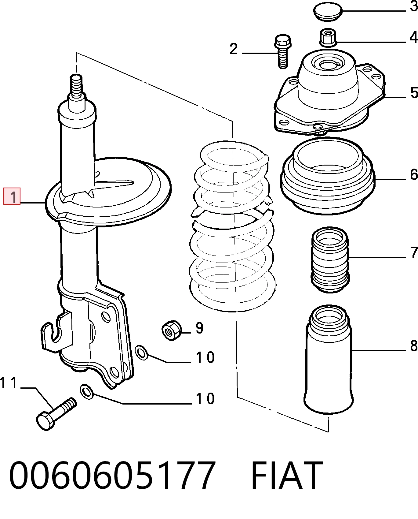 0060605177 Fiat/Alfa/Lancia